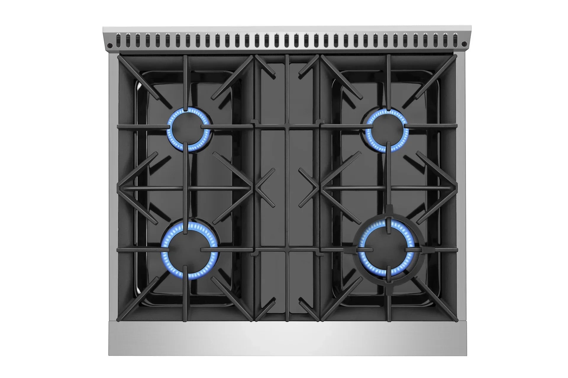 Empava 30-Inch Pro-Style Slide-In Single Oven Gas Range in Stainless Steel (30GR07)