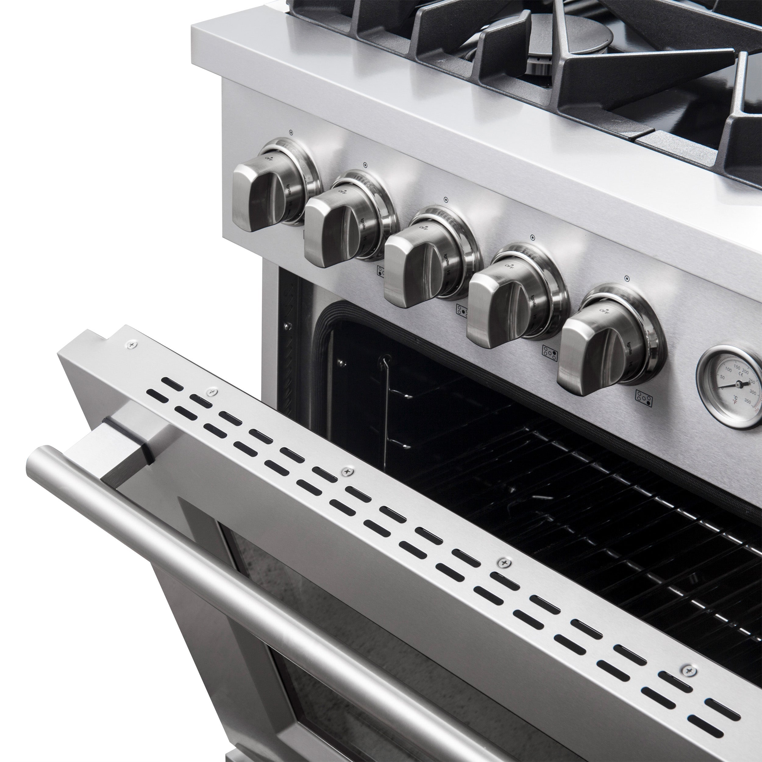 Forno Giovanni 30-Inch Freestanding Gas Range, 4.32 cu. ft. Oven, 5 Sealed Burners, Stainless Steel (Model FFSGS6274-30)