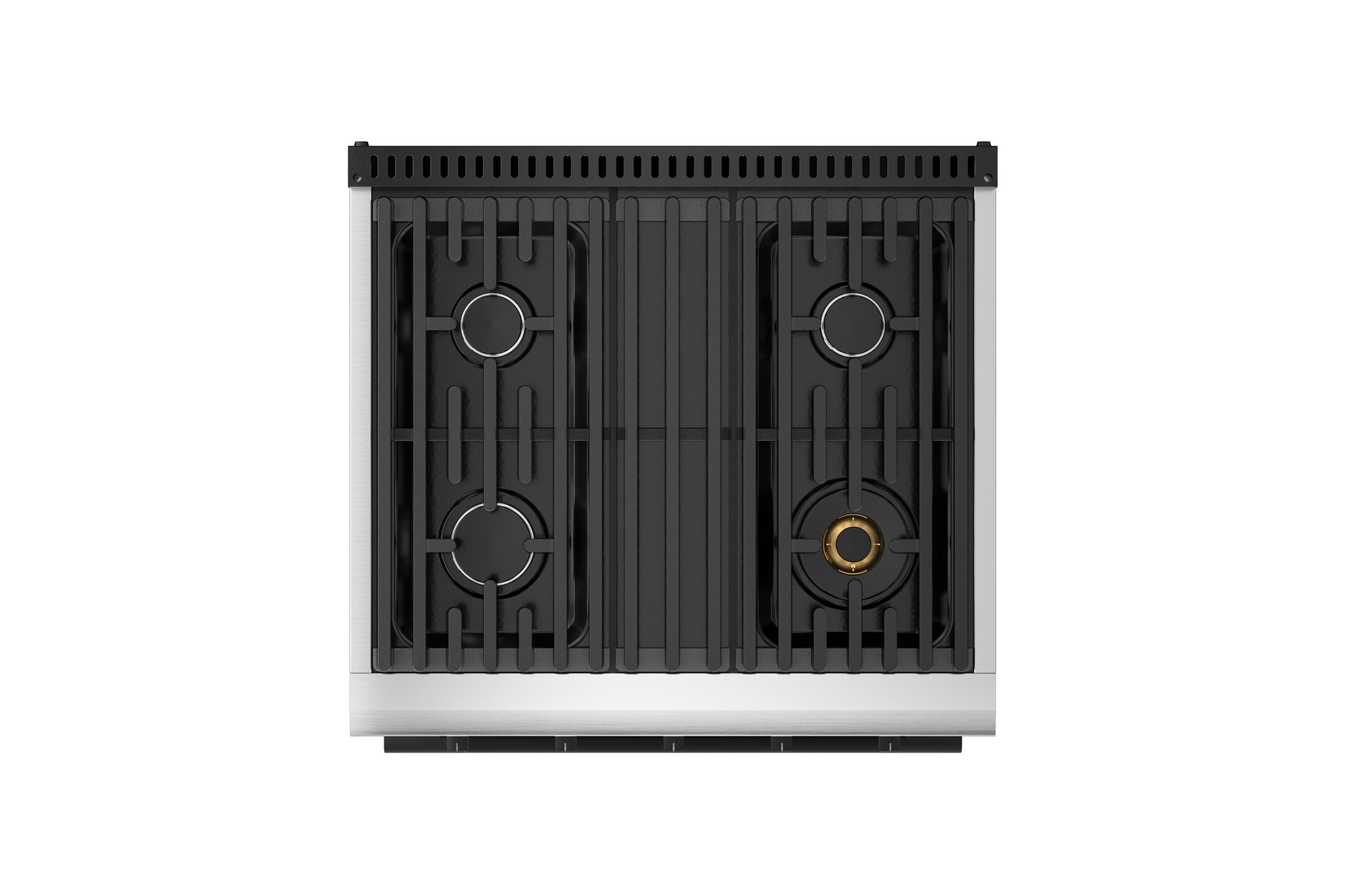 Hauslane HausPro Series 30-Inch Gas or Dual Fuel Range with 4 Burners and Convection Oven in Stainless Steel