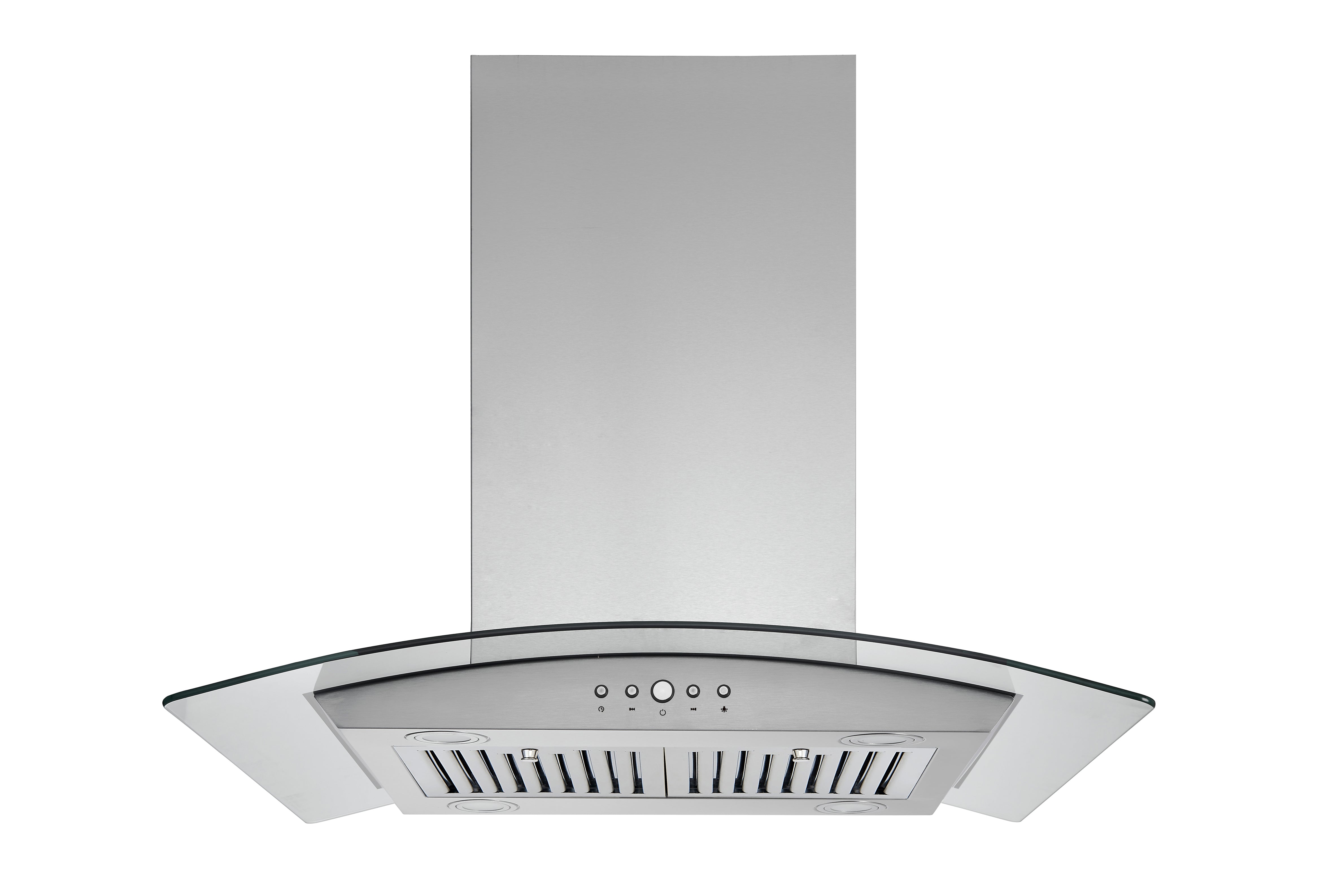 Hauslane 600 CFM Convertible Island Range Hood in Stainless Steel (IS-200SS)