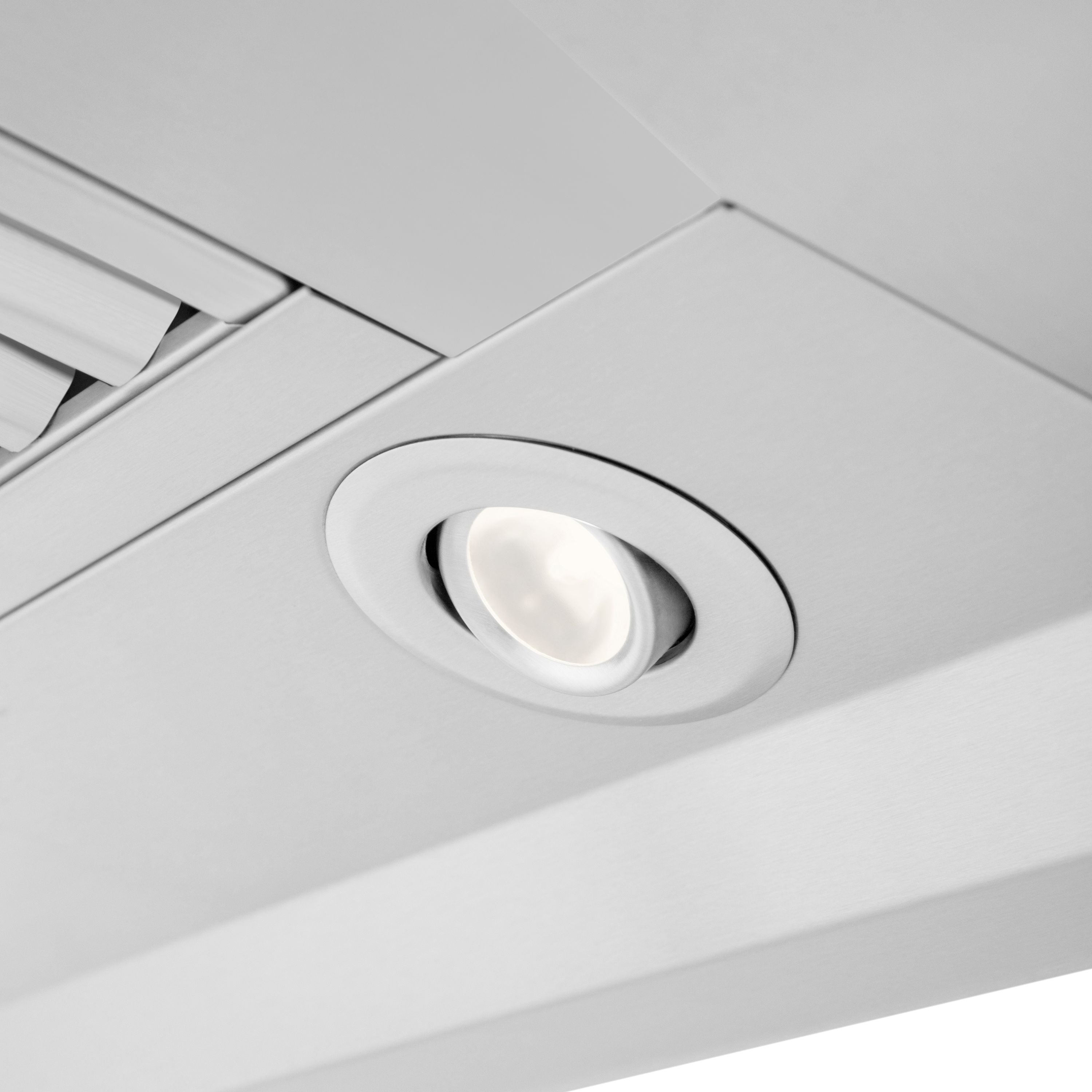 ZLINE 36 in. Wall Mount Range Hood 400 CFM Stainless Steel Ducted 4-Speed LED Lighting (KECOM-36)