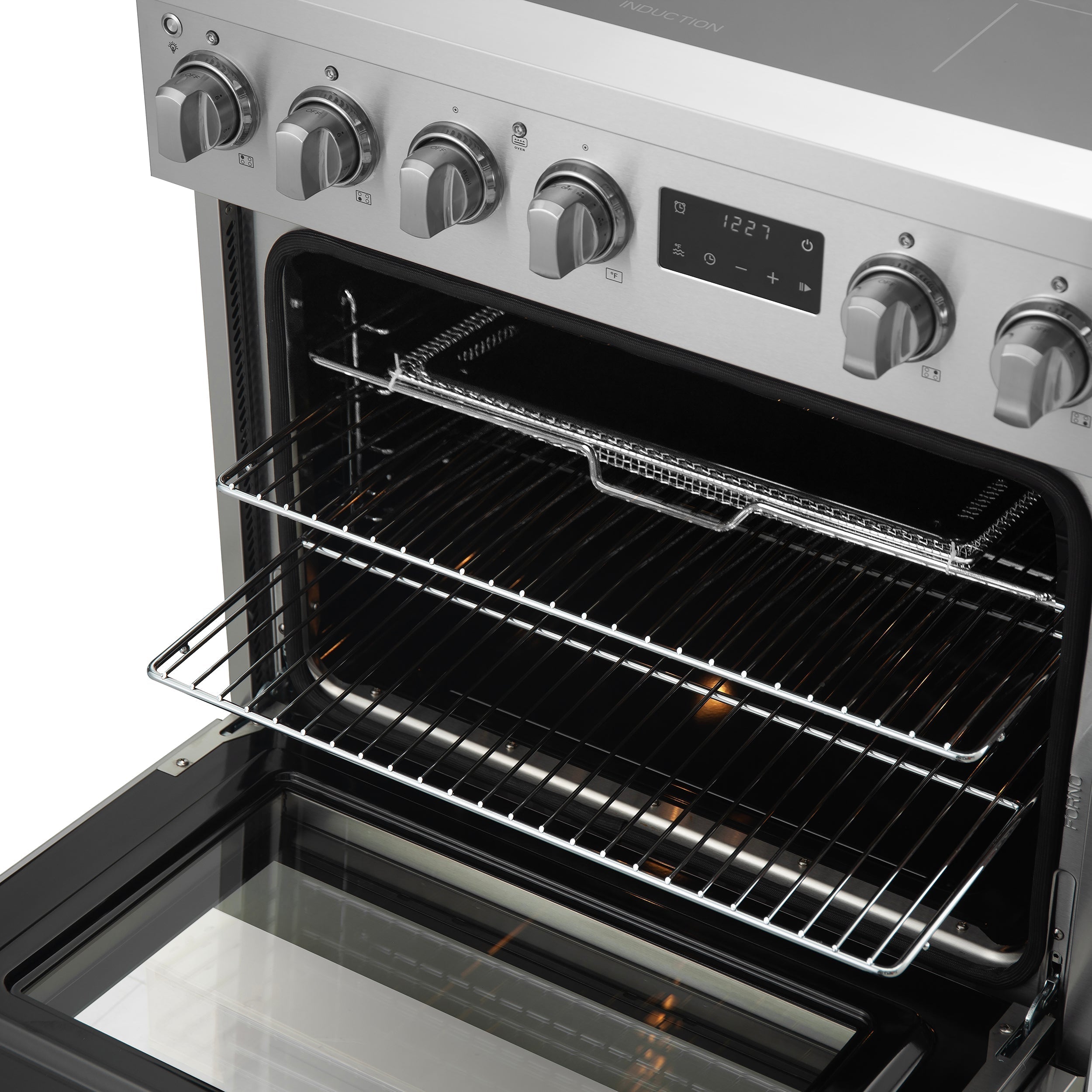 Forno Torino 30 in. 4.32 cu. ft. Induction Range with True Convection, Air Fry & Sous Vide, Stainless Steel, 240V (FFSIN0936-30)