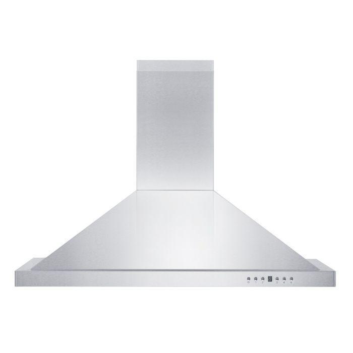 ZLINE Kitchen and Bath 36 in. Dual Fuel Range with Satin Stainless Steel Door & 36 in. Range Hood Appliance Package, 2KP-RASNRH36