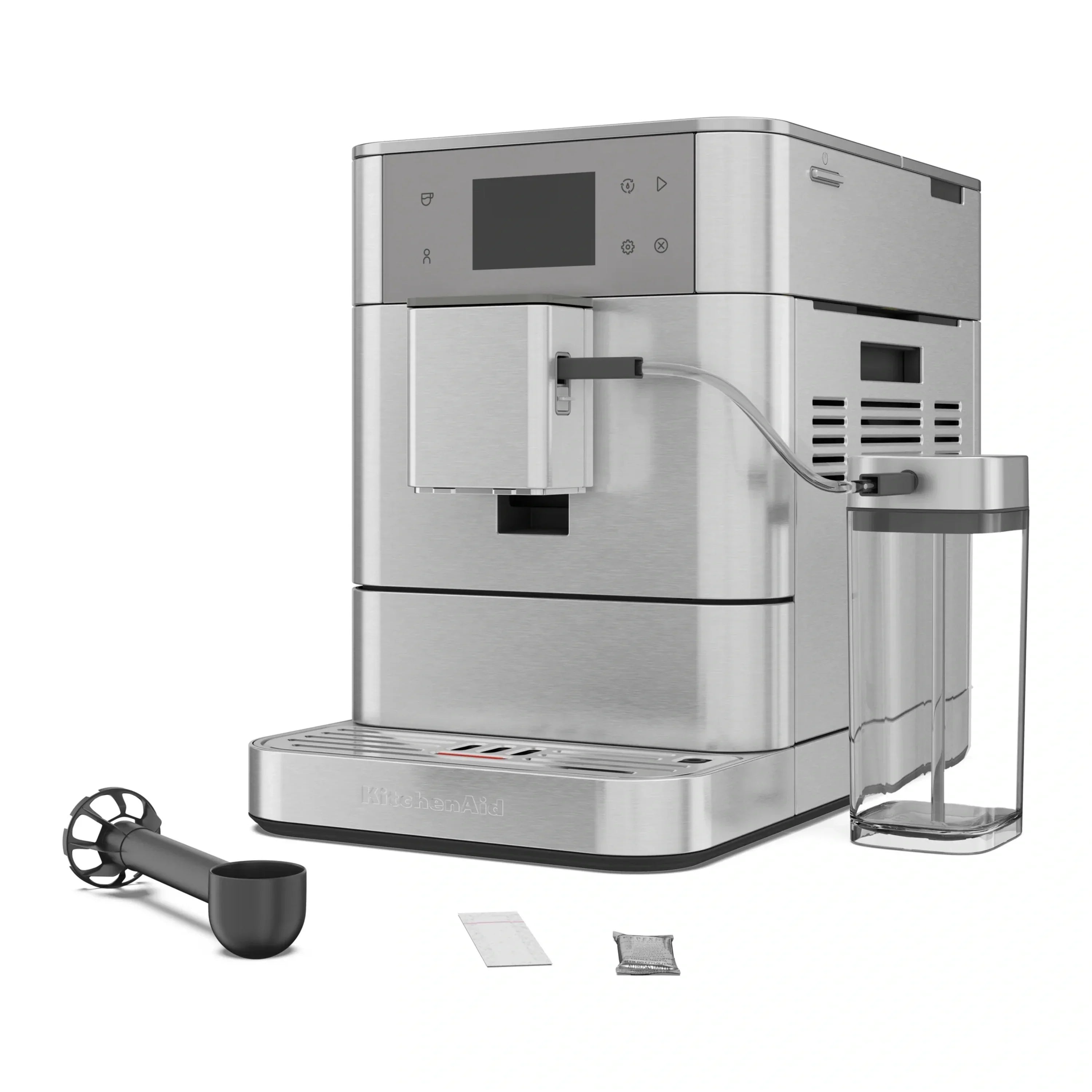 KitchenAid Fully Automatic Espresso Machine KF7 with Milk Container in Stainless Steel (KES8557SX)