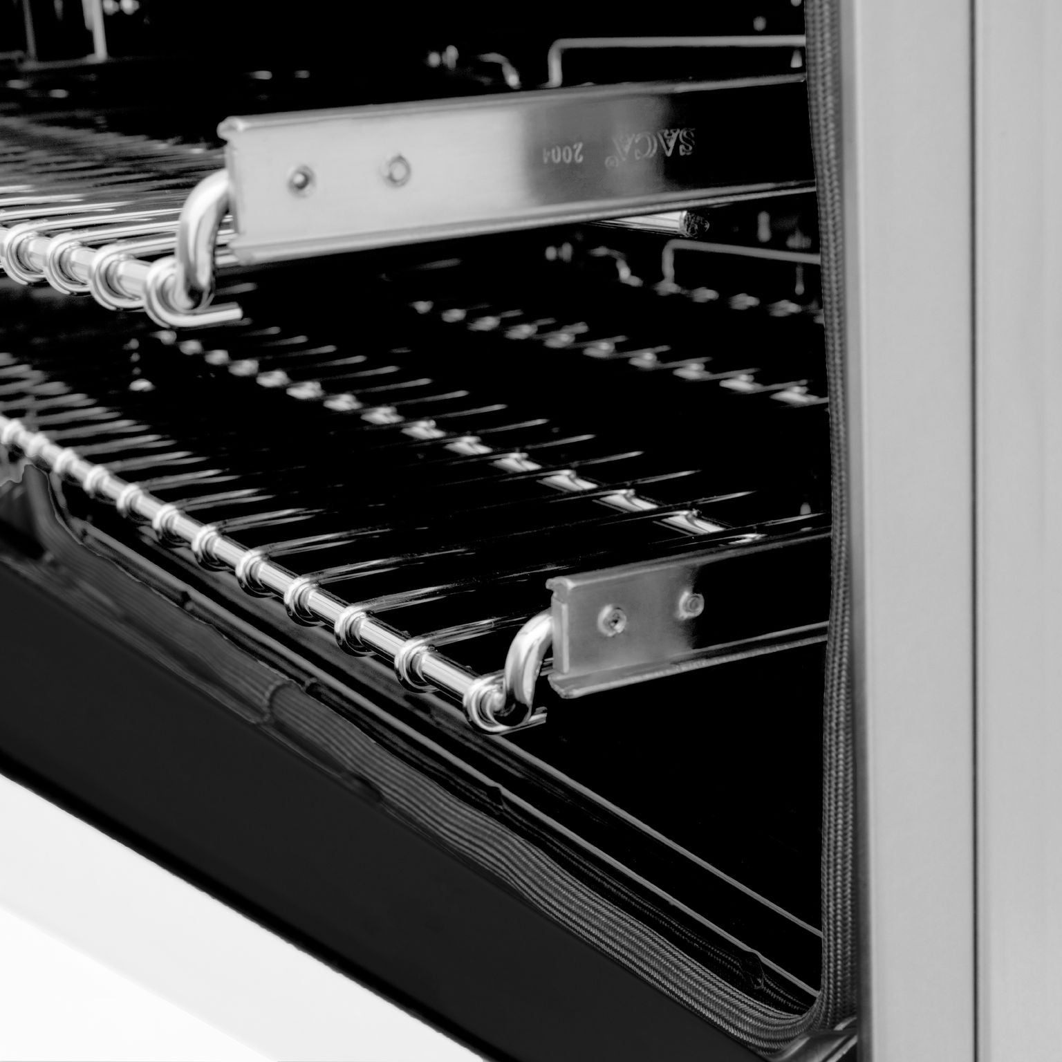 ZLINE 30-Inch Professional Gas Range with Electric Oven, Stainless Steel, White Matte Door (Model RA-WM-30)