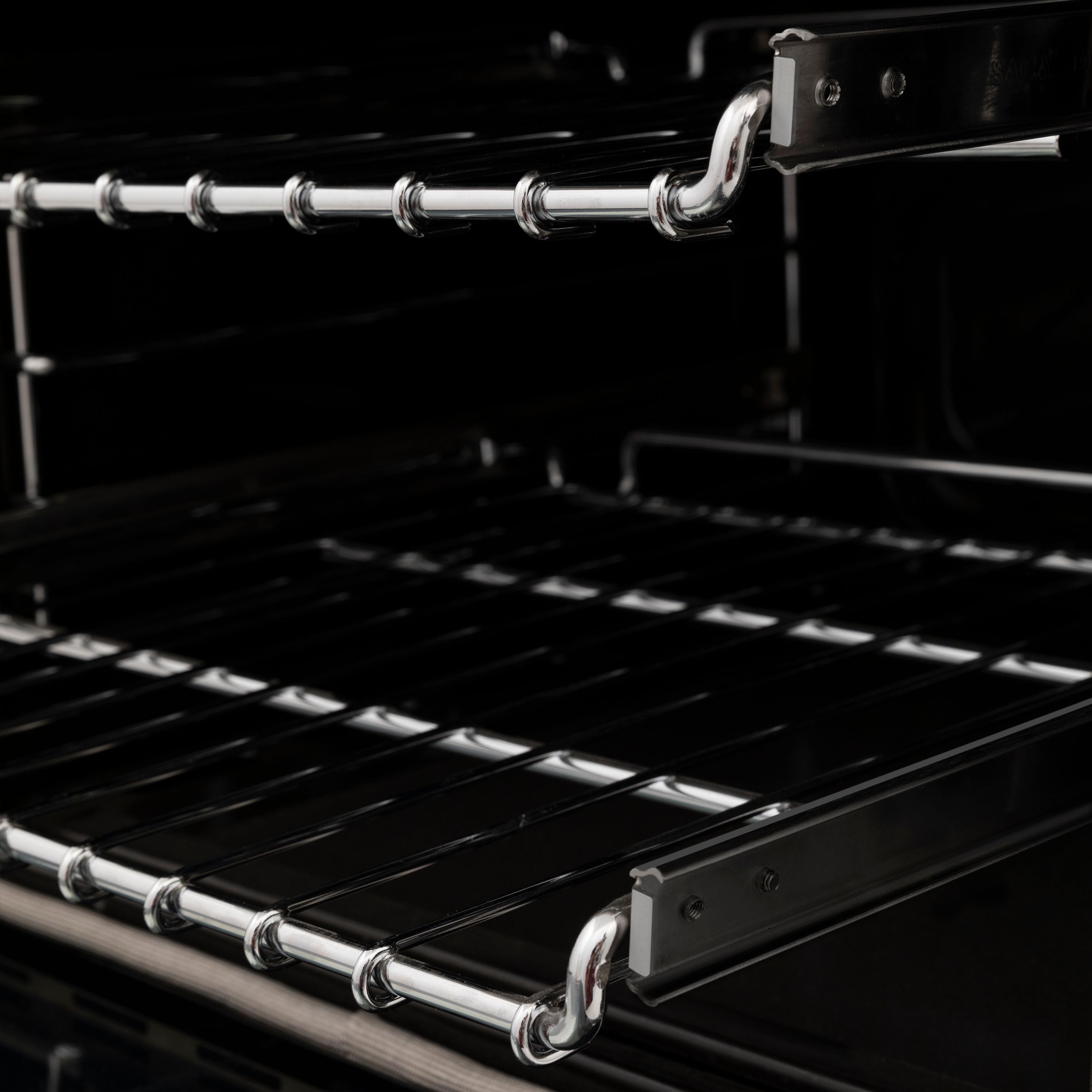 ZLINE Autograph Edition 36 in Dual Fuel Range, 4.6 cu. ft. Oven, Black Stainless Steel with Bronze Accents (RABZ-36-CB)