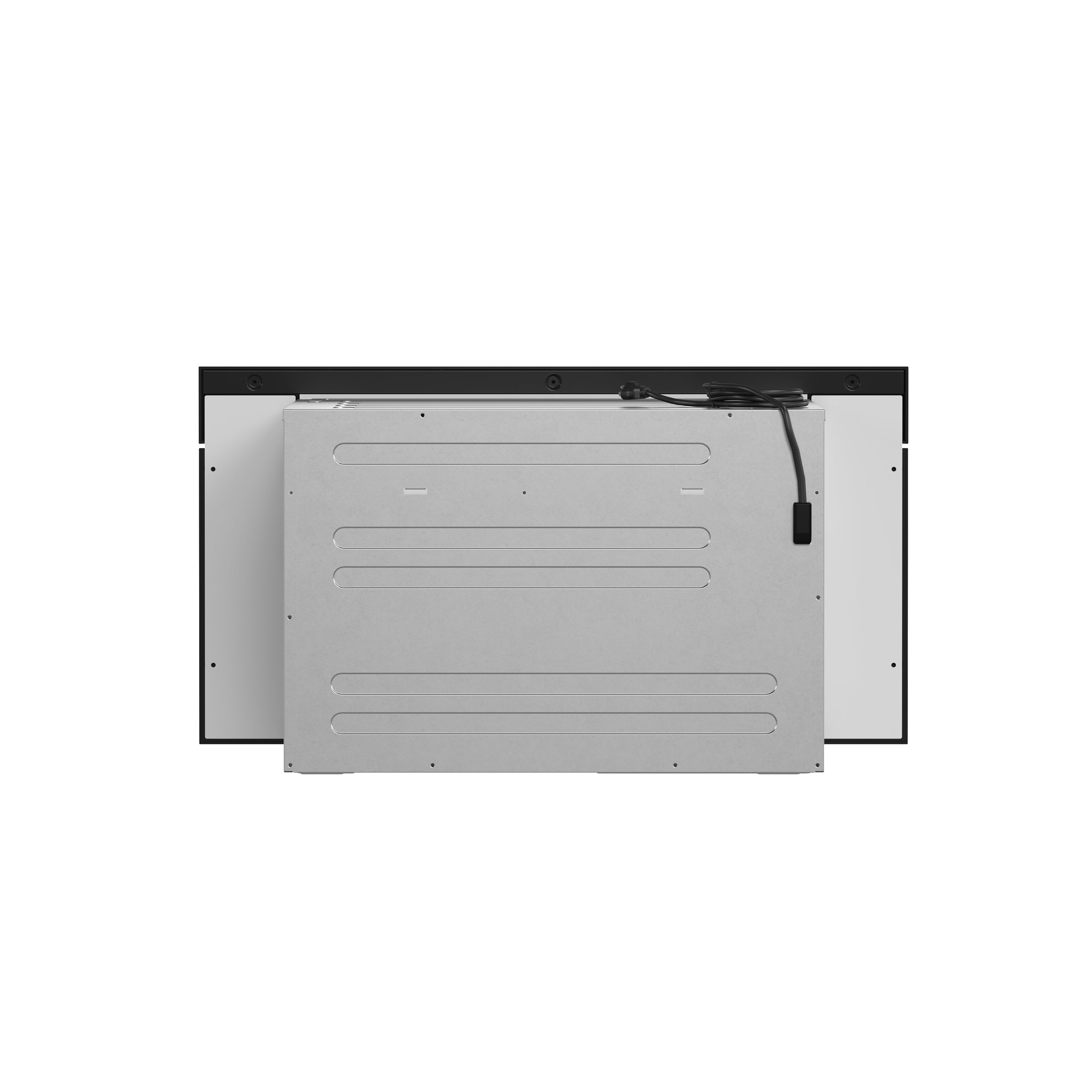 FORNO Espresso Capoliveri 30-Inch Built-In Microwave Drawer, 1.2 cu ft, Black, Stainless Steel Handles (Model FMWDR3000-30BLK)