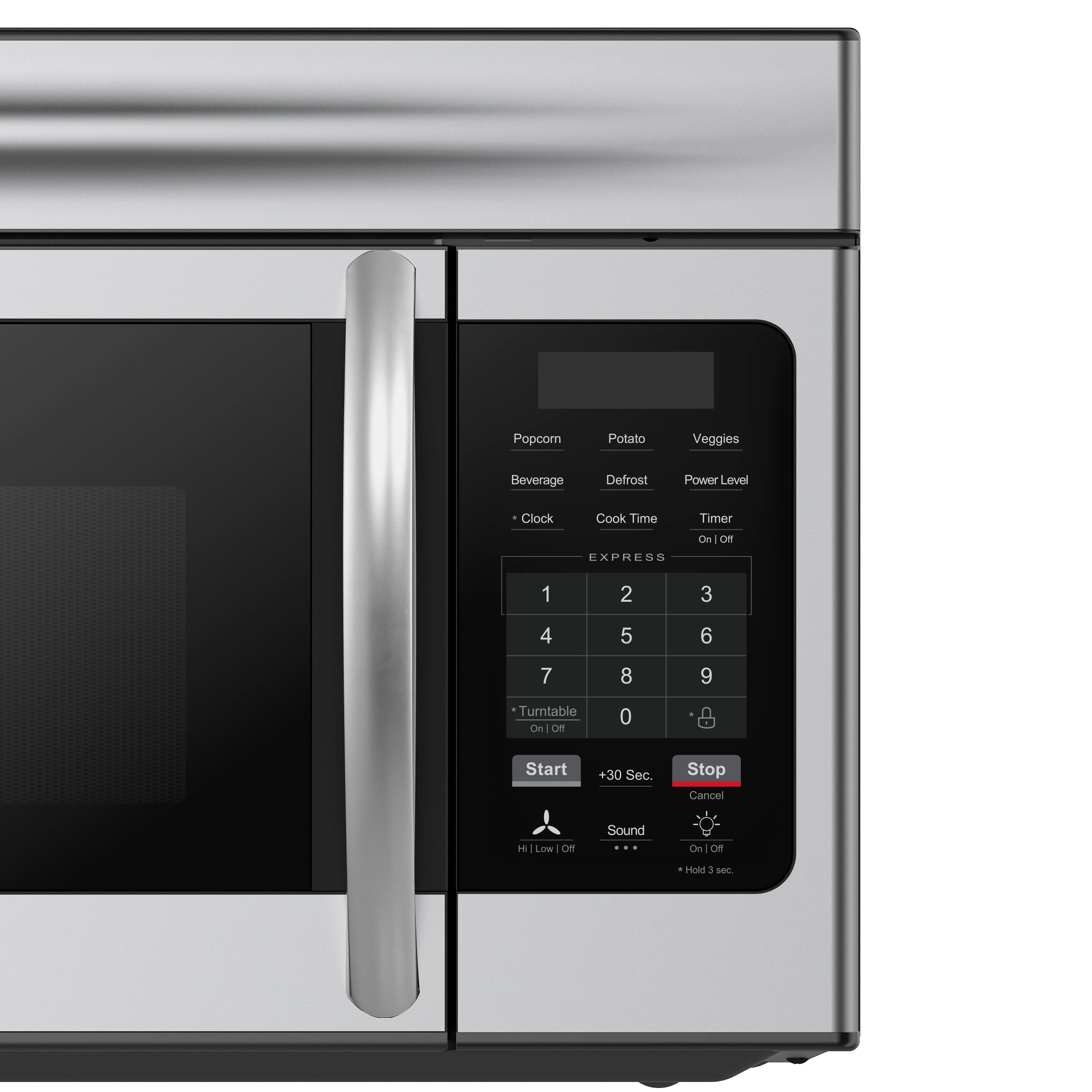 FORNO Scalo 30-Inch Over-the-Range Microwave, 1.6 Cu. Ft., 300 CFM Venting, Stainless Steel (Model FOTR3007-30)