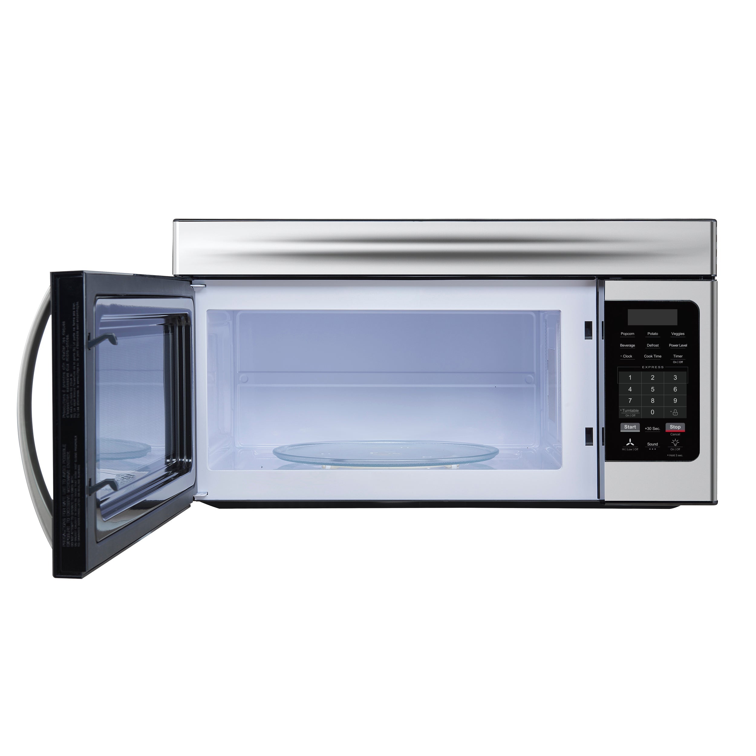 FORNO Scalo 30-Inch Over-the-Range Microwave, 1.6 Cu. Ft., 300 CFM Venting, Stainless Steel (Model FOTR3007-30)