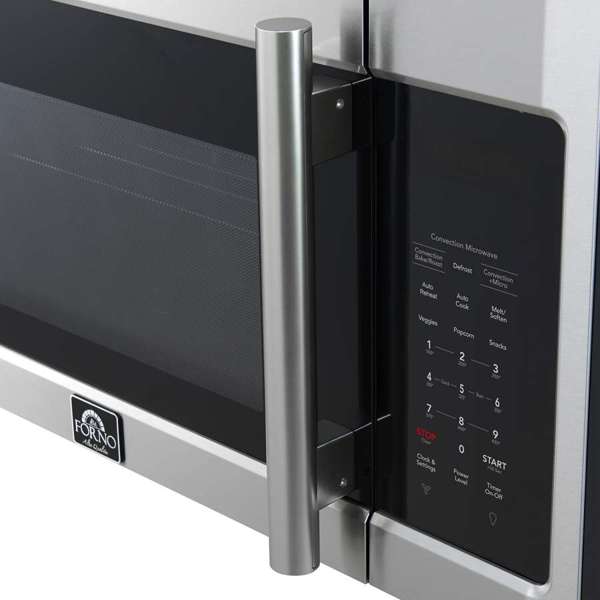 FORNO Fornace 30-Inch Over-the-Range Microwave, 1.5 cu. ft., 300 CFM, Stainless Steel (FOTR3038-30)