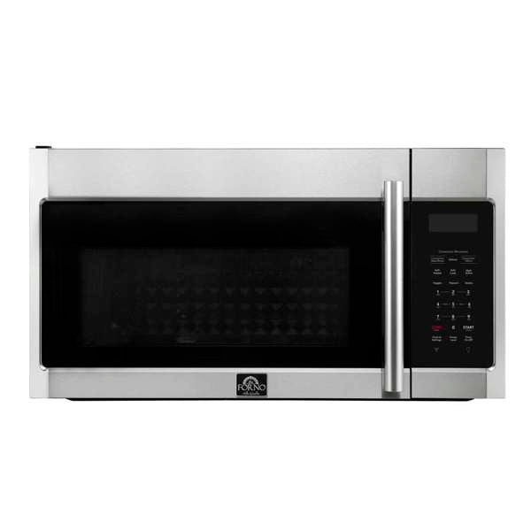 FORNO Fornace 30-Inch Over-the-Range Microwave, 1.5 cu. ft., 300 CFM, Stainless Steel (FOTR3038-30)