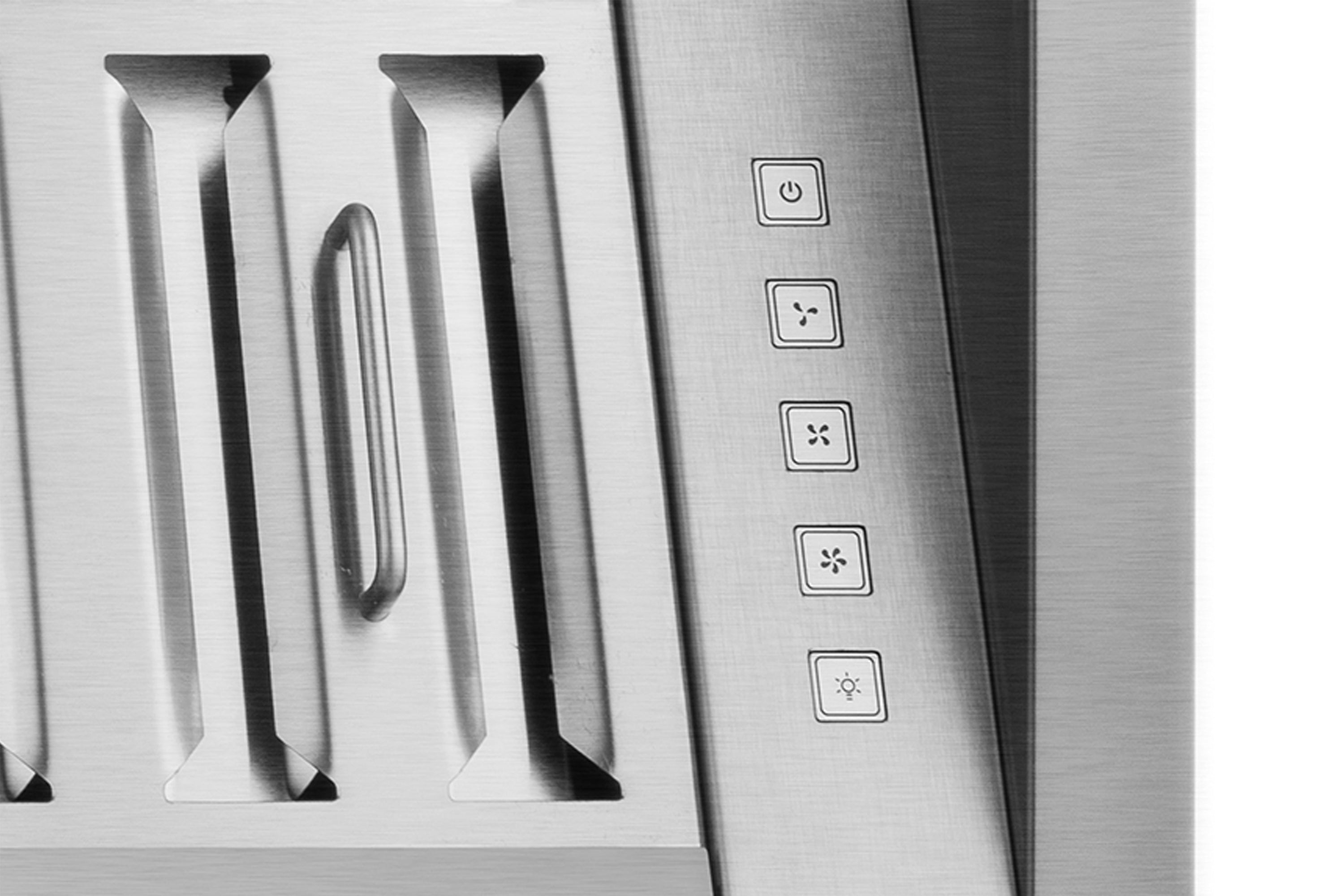 Hauslane 500 CFM Convertible Built-In Insert Range Hood, 21-Inch Deep (IN-R300)