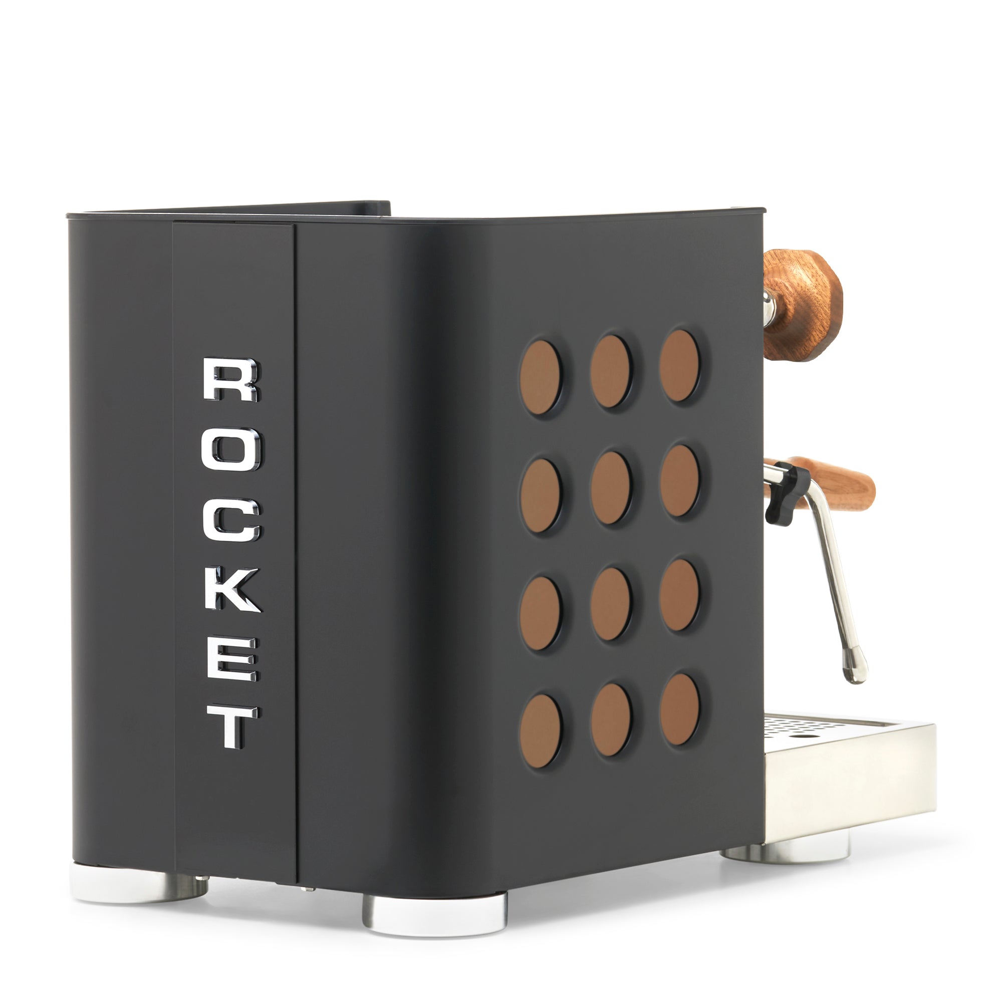 Rocket Espresso Appartamento TCA Espresso Machine - Black with Black Stripe