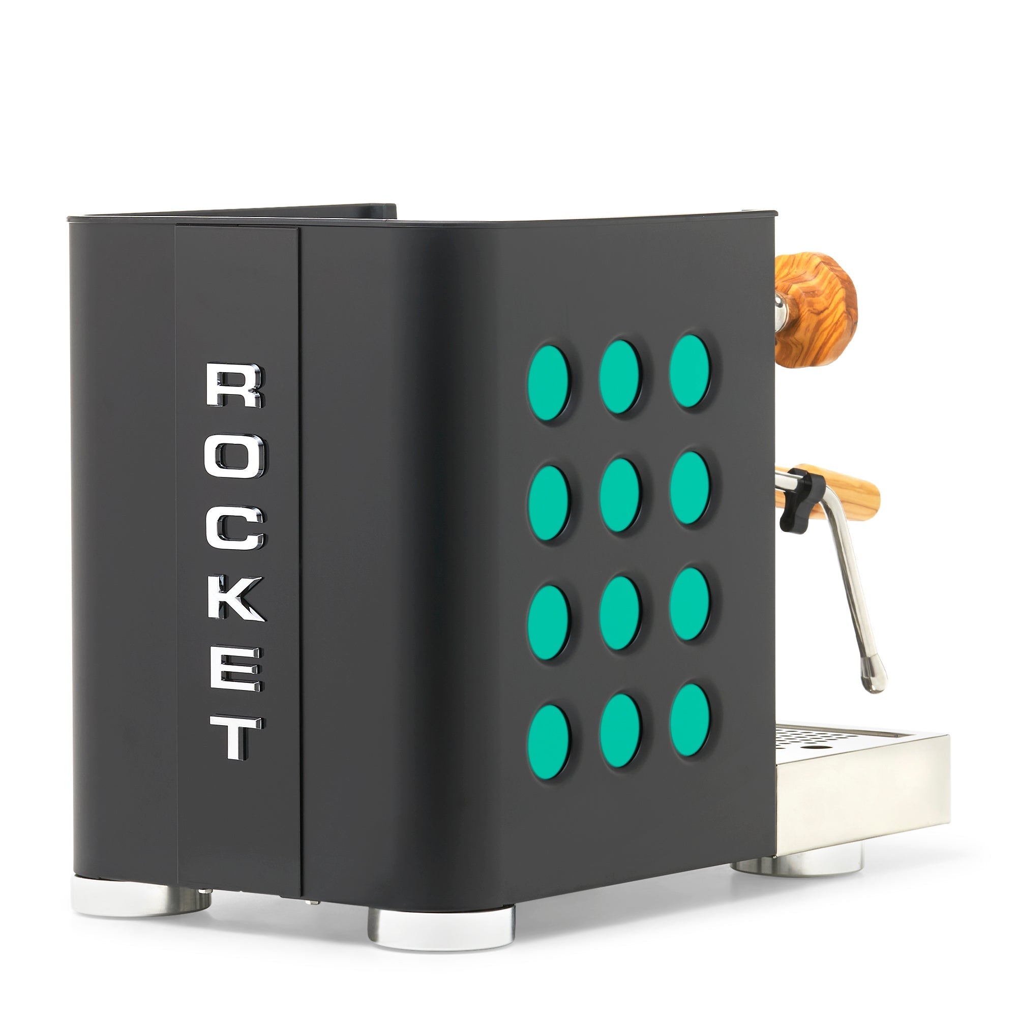 Rocket Espresso Appartamento TCA Espresso Machine - Black with Black Stripe