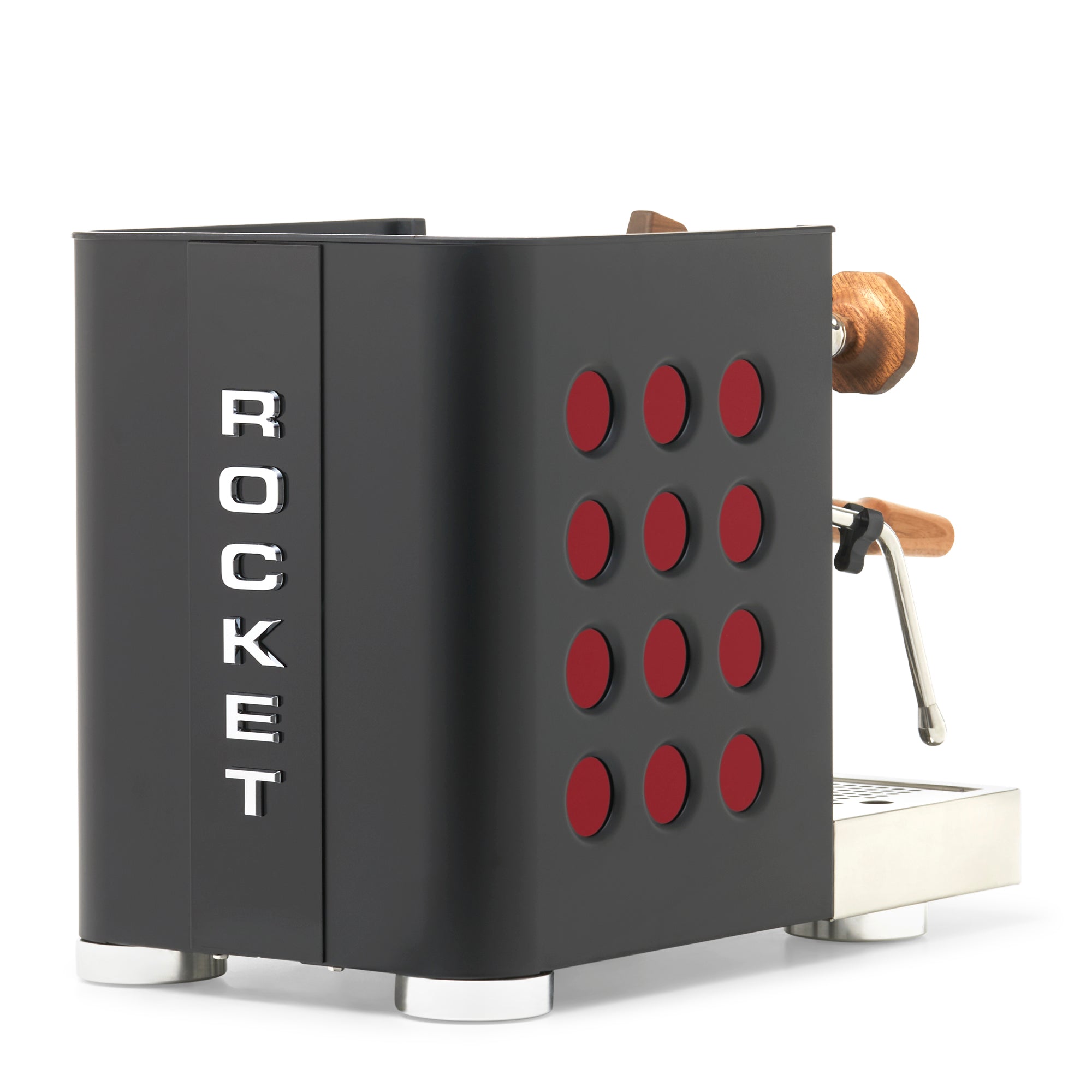Rocket Espresso Appartamento TCA Espresso Machine - Black with Black Stripe