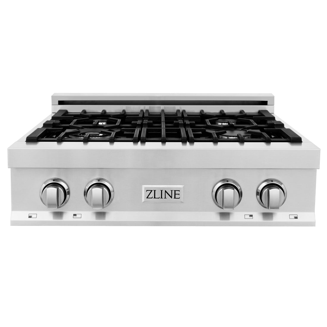 ZLINE Kitchen Appliance Package with 30 in. Stainless Steel Rangetop and 30 in. Double Wall Oven, 2KP-RTAWD30