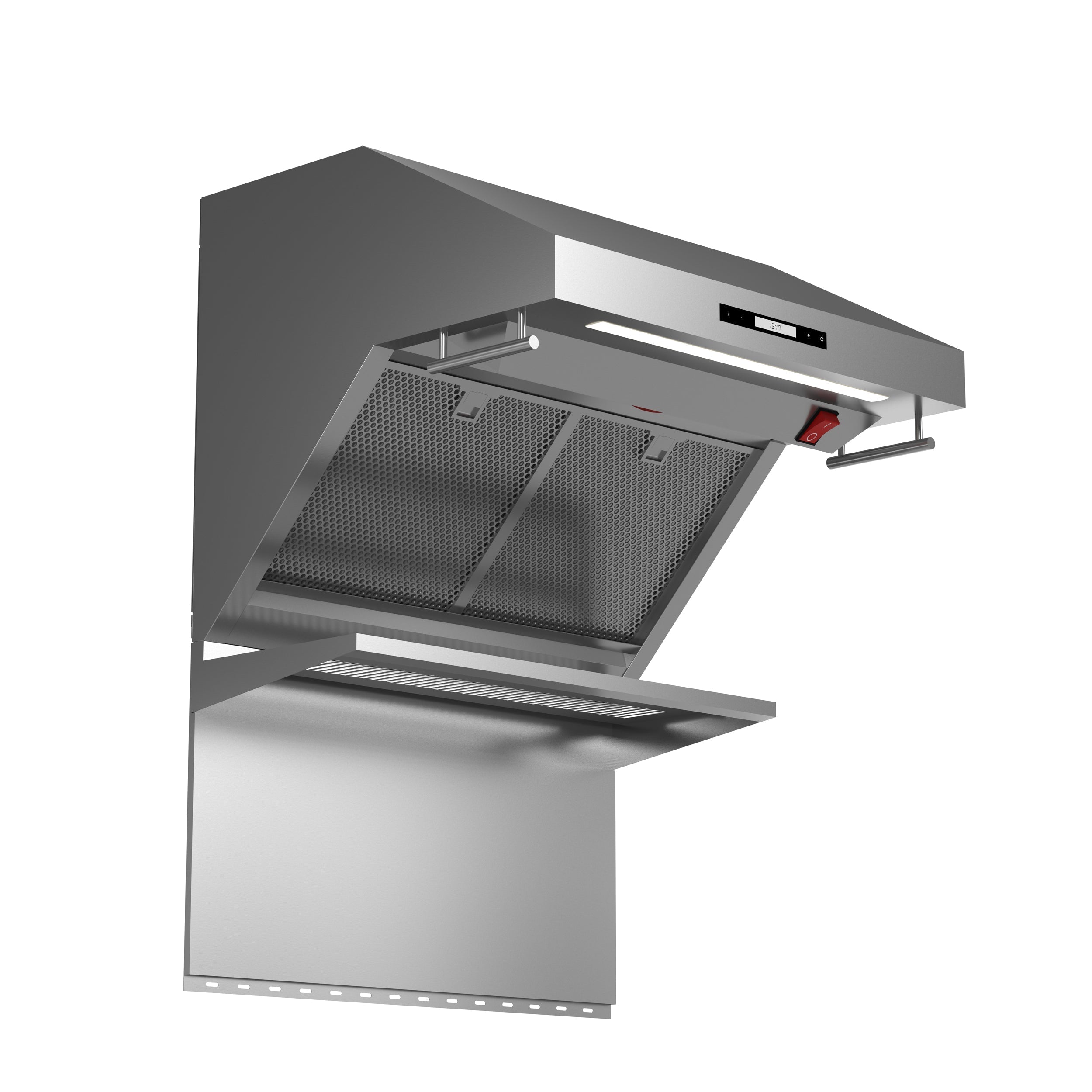 Forno Savona 30-Inch Wall-Mount Range Hood with Backsplash, 600 CFM, Stainless Steel, Hybrid Filters (Model FRHWM5029-30HB)