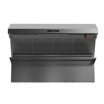 FORNO Savona 48-Inch Wall Mount Range Hood with 1200 CFM Ventilation, Backsplash, Hybrid Filters (Model FRHWM5029-48HB)