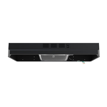 FORNO Cappa 30-Inch Under-Cabinet Convertible Range Hood, 200 CFM, Black (FRHUC5200-30BLK)