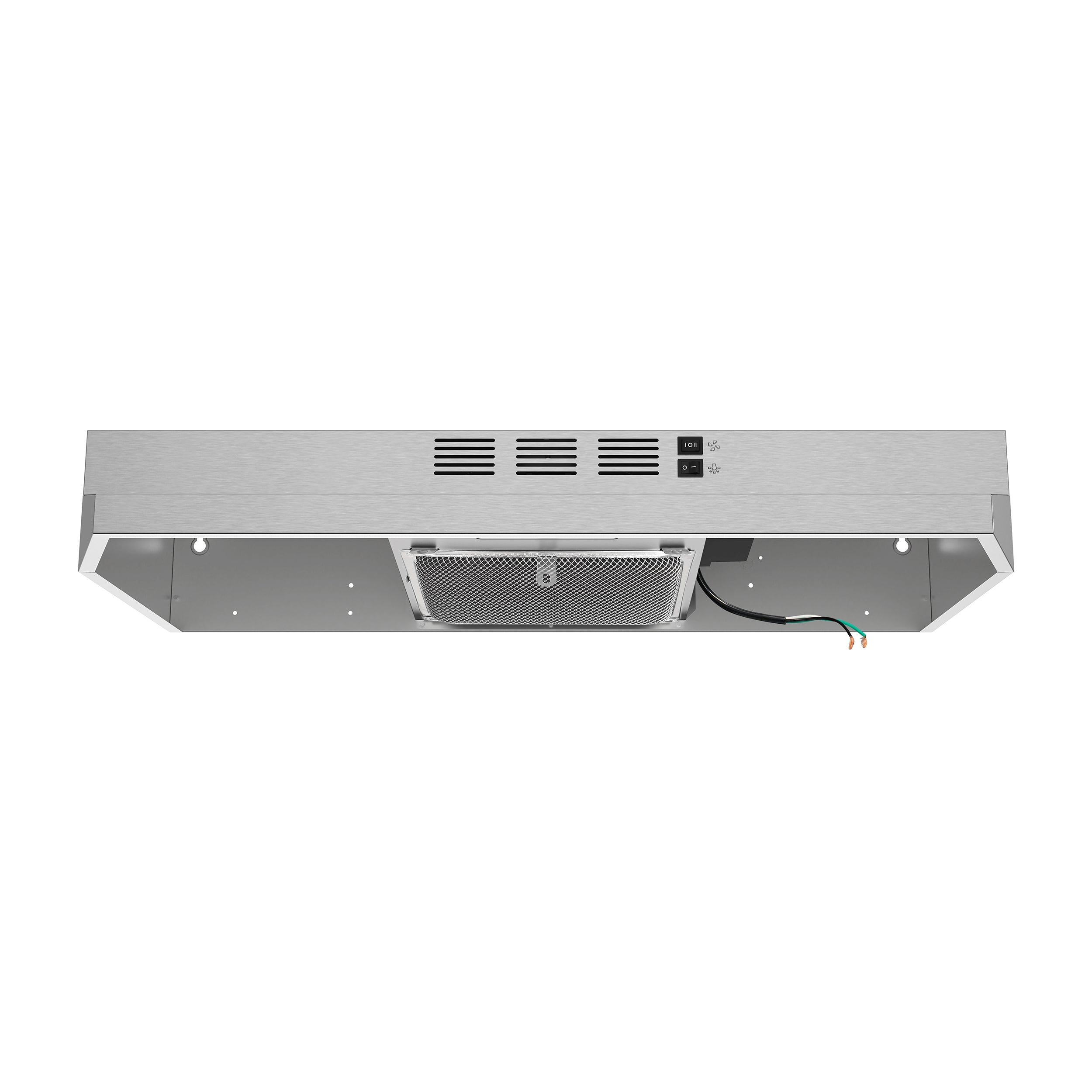 FORNO Cappa 30-Inch Under-Cabinet Convertible Range Hood, 200 CFM, Stainless Steel (Model FRHUC5200-30)