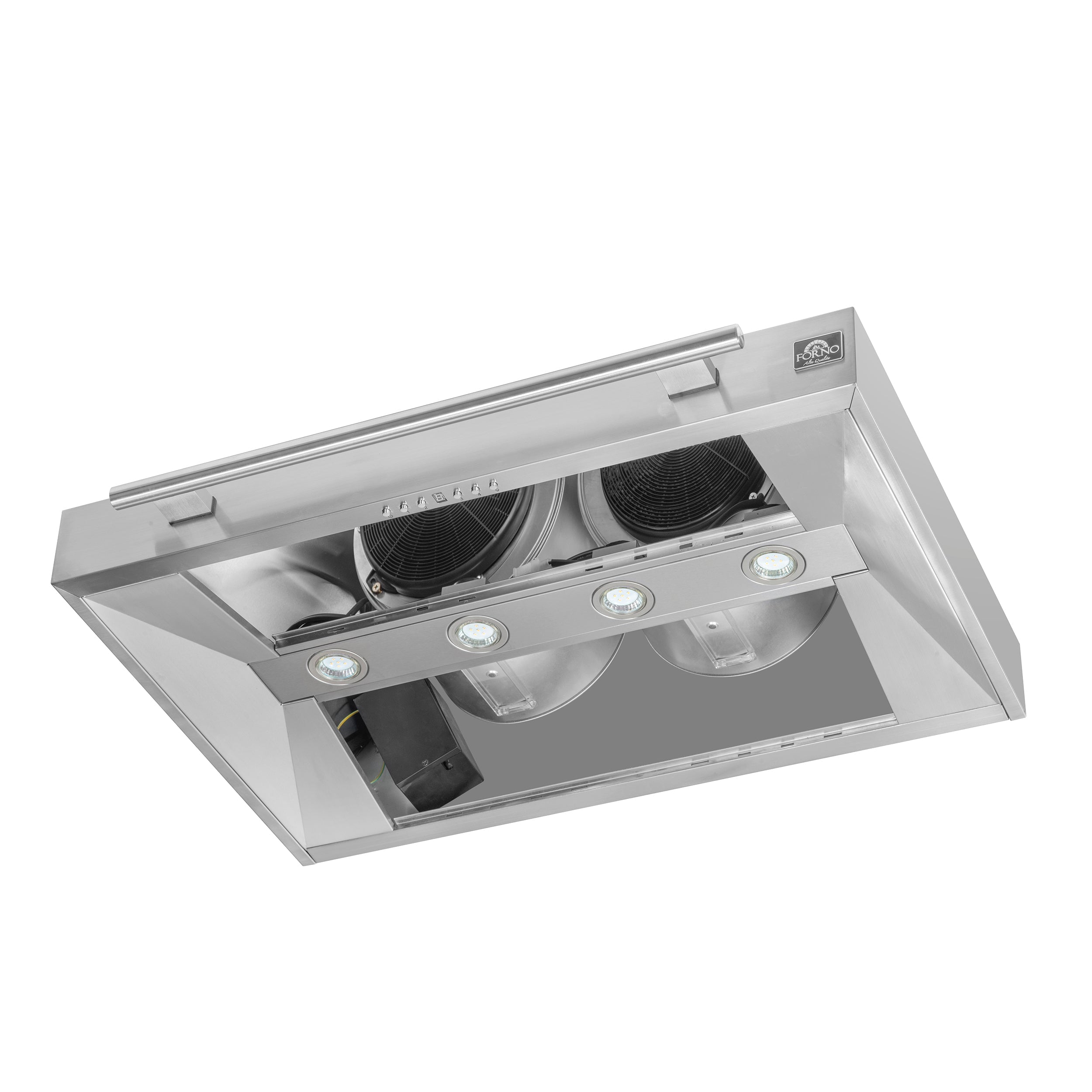 Forno Aria 36-Inch Wall Mount Range Hood, 1200 CFM, Stainless Steel (FRHWM5095-36)