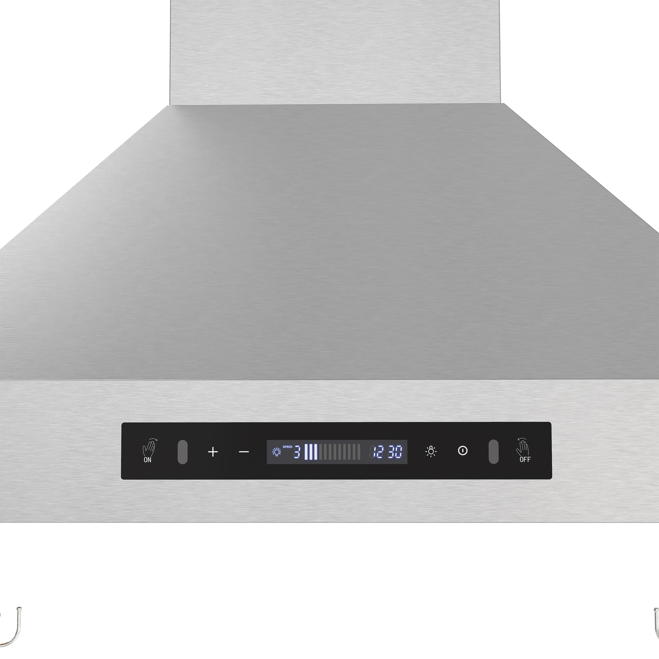 FORNO Venezia 30-Inch Wall-Mount Ducted Range Hood, 370 CFM, Touch Controls, LED Lighting, Stainless Steel (FRHWM5503-30)