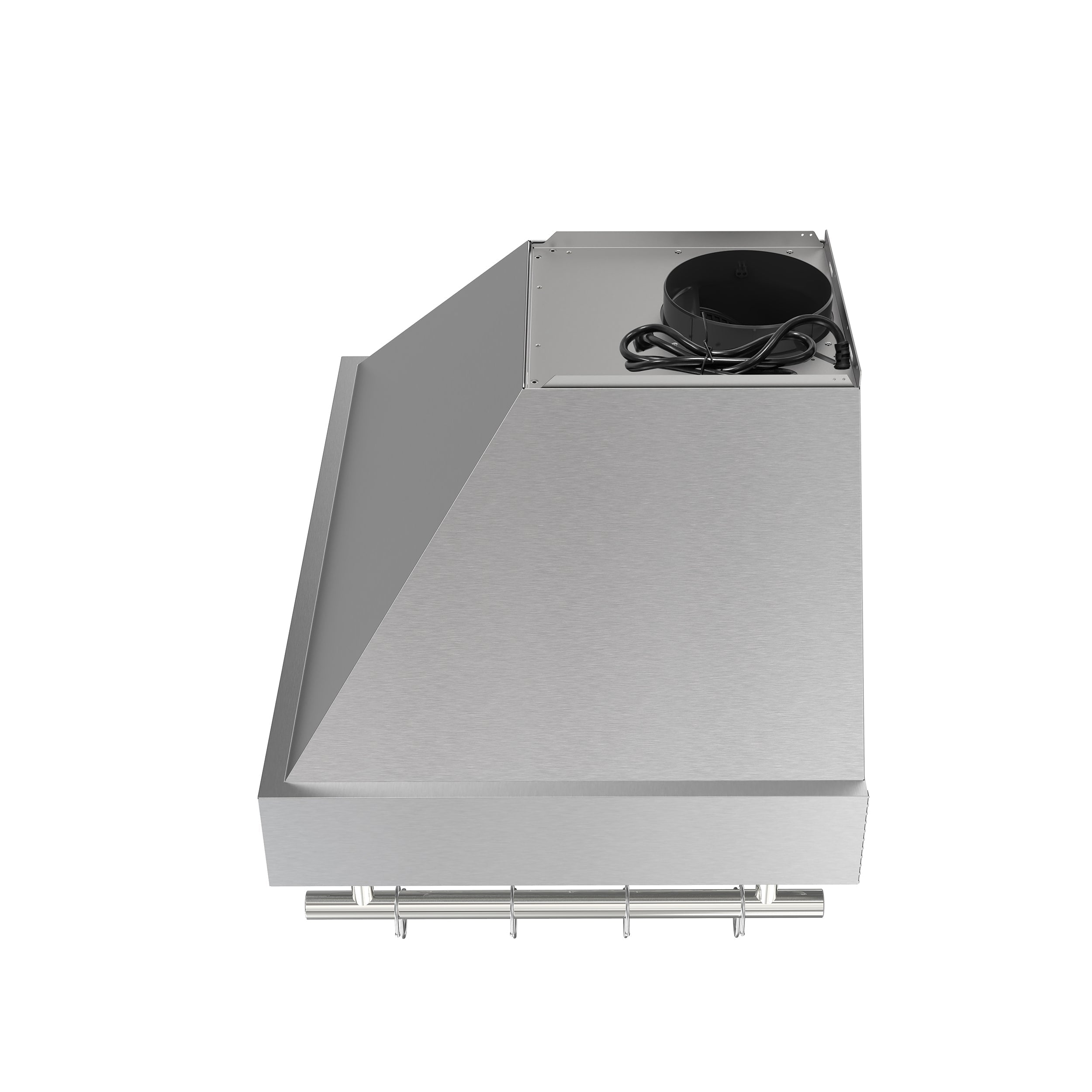 FORNO Venezia 30-Inch Wall-Mount Ducted Range Hood, 370 CFM, Touch Controls, LED Lighting, Stainless Steel (FRHWM5503-30)