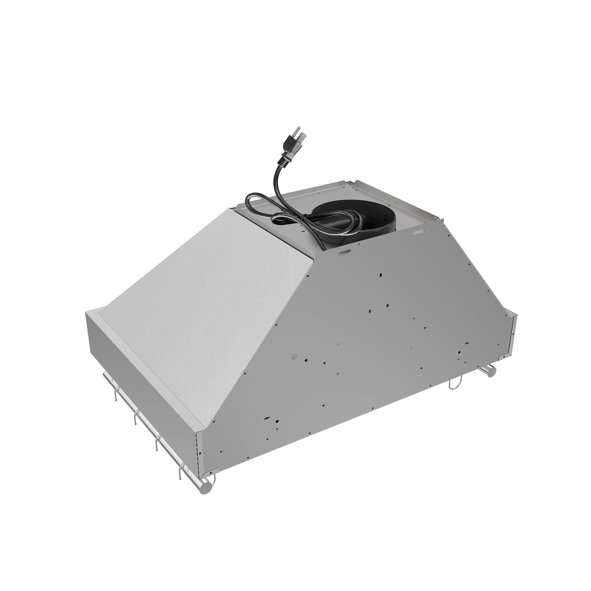 FORNO Venezia 30-Inch Wall-Mount Ducted Range Hood, 370 CFM, Touch Controls, LED Lighting, Stainless Steel (FRHWM5503-30)