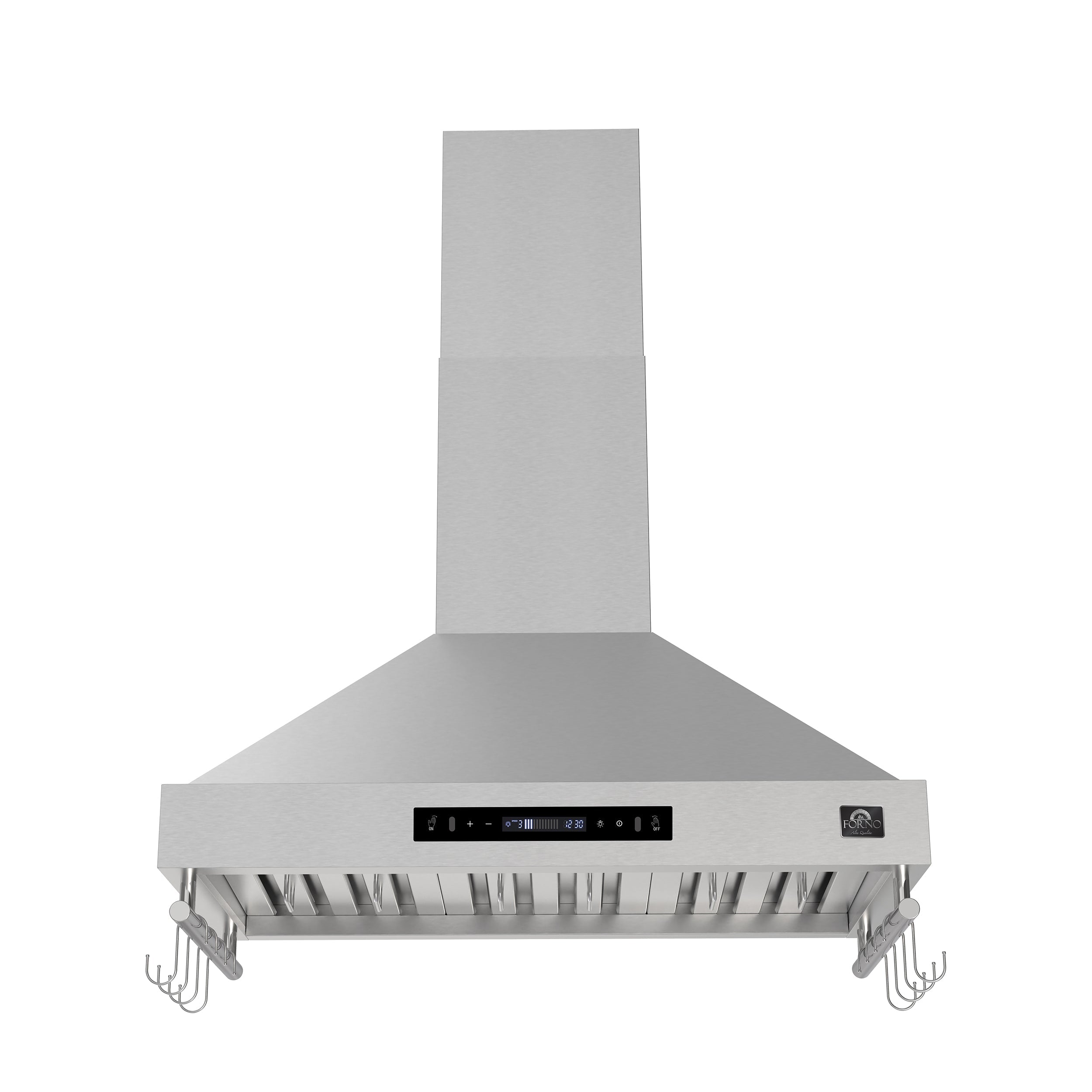 Forno Venezia 36-Inch Wall-Mounted Ducted Range Hood, 370 CFM, Stainless Steel, Touch Controls, LED Lighting (Model FRHWM5503-36)