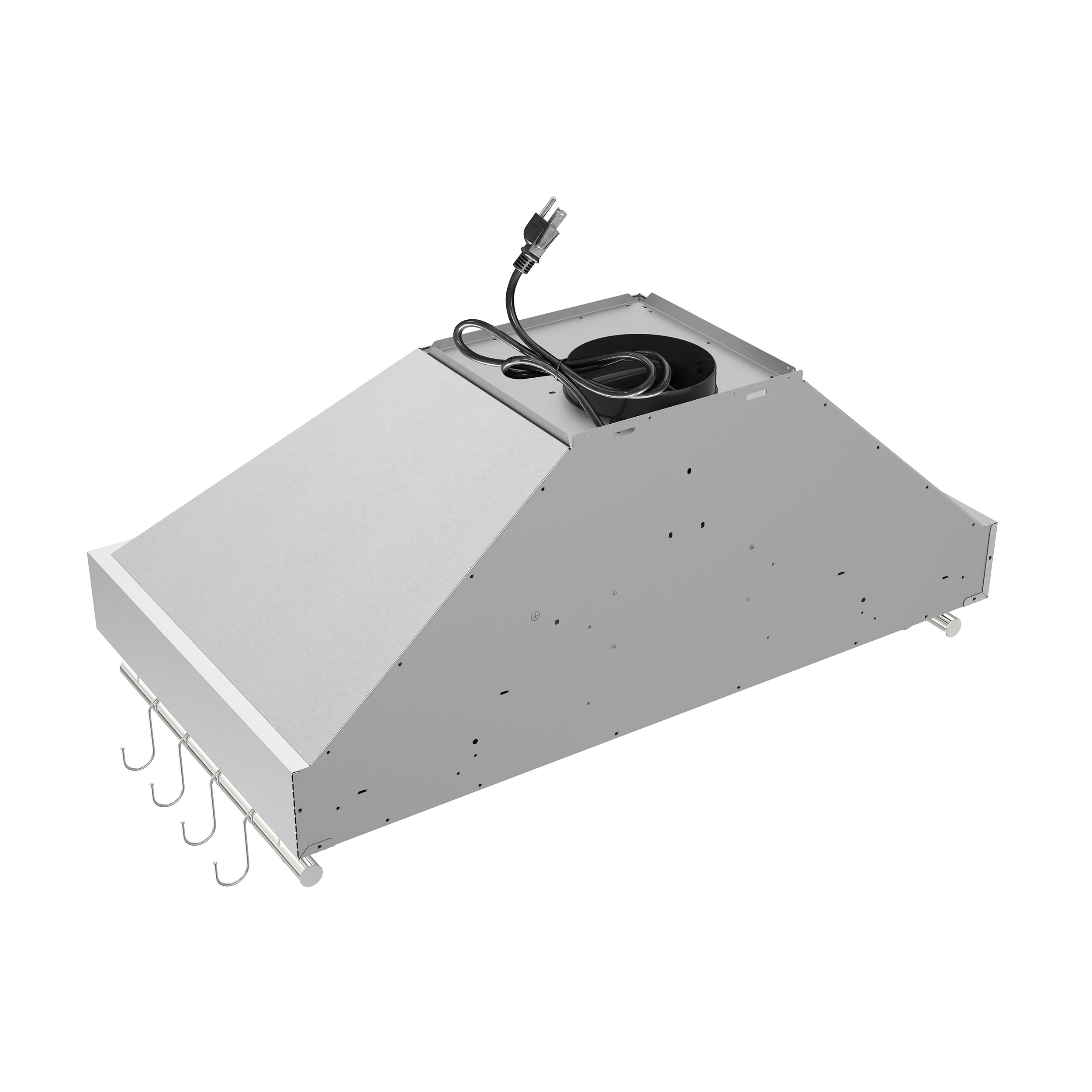 Forno Venezia 36-Inch Wall-Mounted Ducted Range Hood, 370 CFM, Stainless Steel, Touch Controls, LED Lighting (Model FRHWM5503-36)