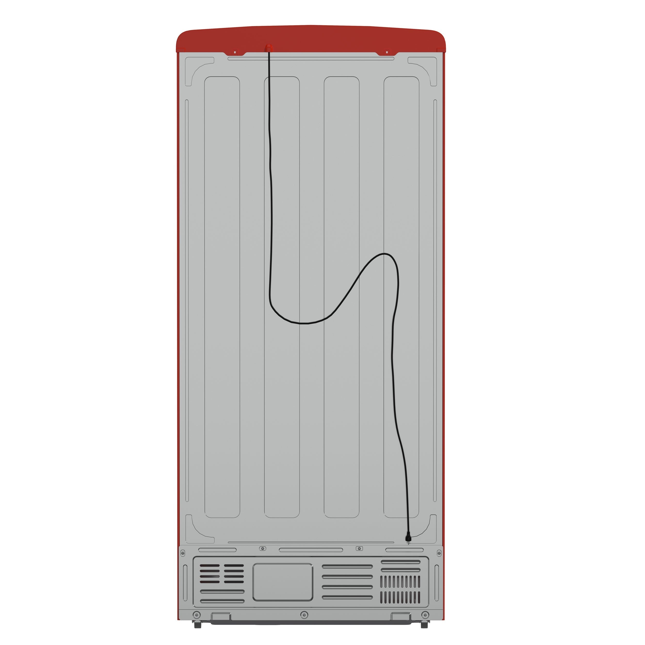 Forno Espresso Luigi 33-Inch French Door Refrigerator, 18 Cu. Ft., Red (Model FFFFD1791-33RED)