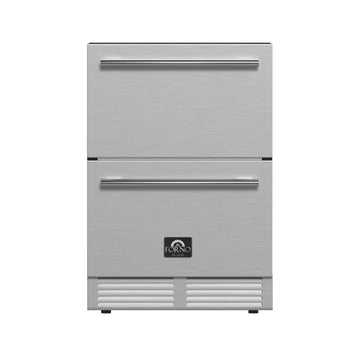Forno Cosenza 24-Inch Built-In Drawer Freezer with Ice Maker, 4.69 Cu. Ft., Stainless Steel (Model FDRBI1838-24S)