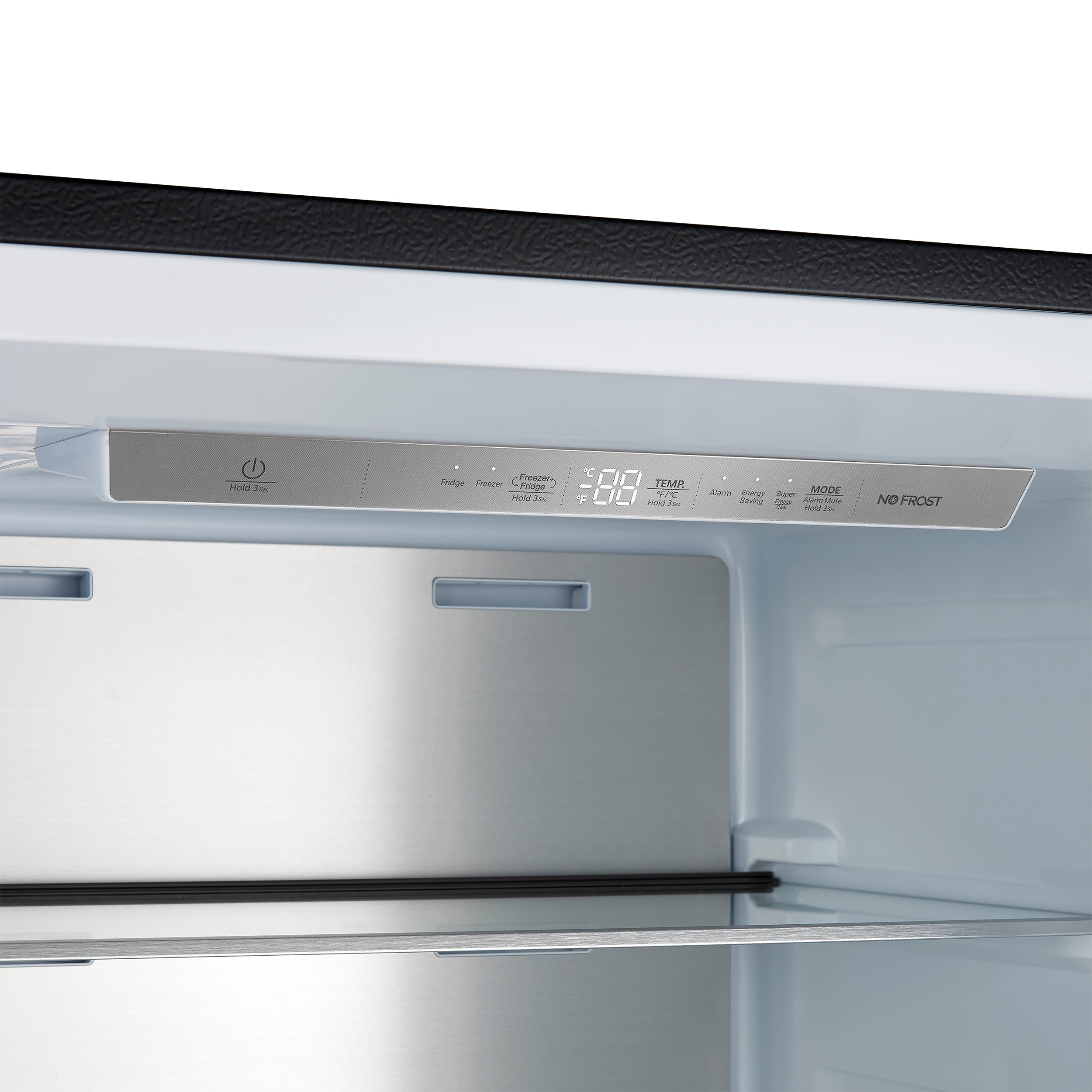 FORNO Maderno 60-Inch Convertible Refrigerator Freezer Combo, 27.2 cu ft, Dual Zone, Black with Stainless Steel Handles, Trim Kit Included – FFFFD1722-60MG-BLK