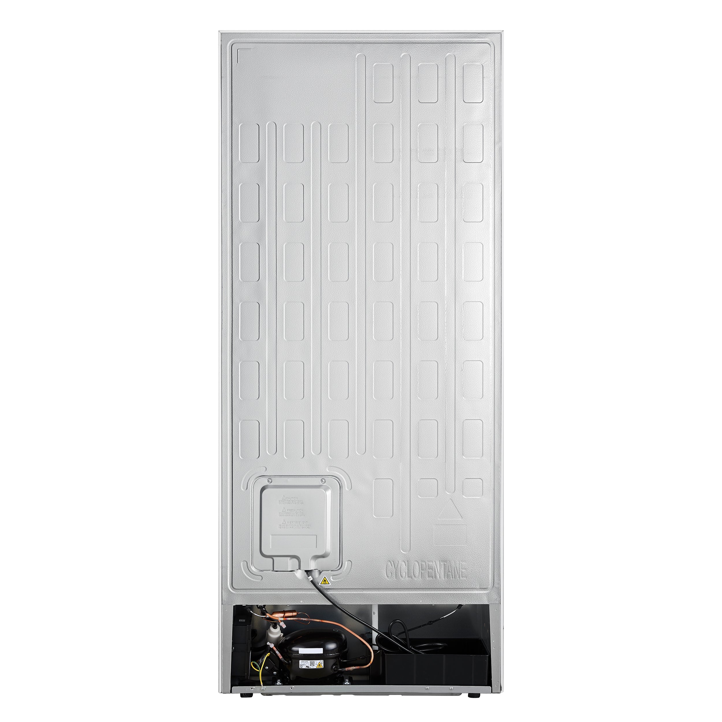 FORNO Maderno 32 in. 13.6 cu ft Built-In Convertible Refrigerator/Freezer, Left Swing, White, Antique Brass Handles (FFFFD1722-32LMG-WHT)