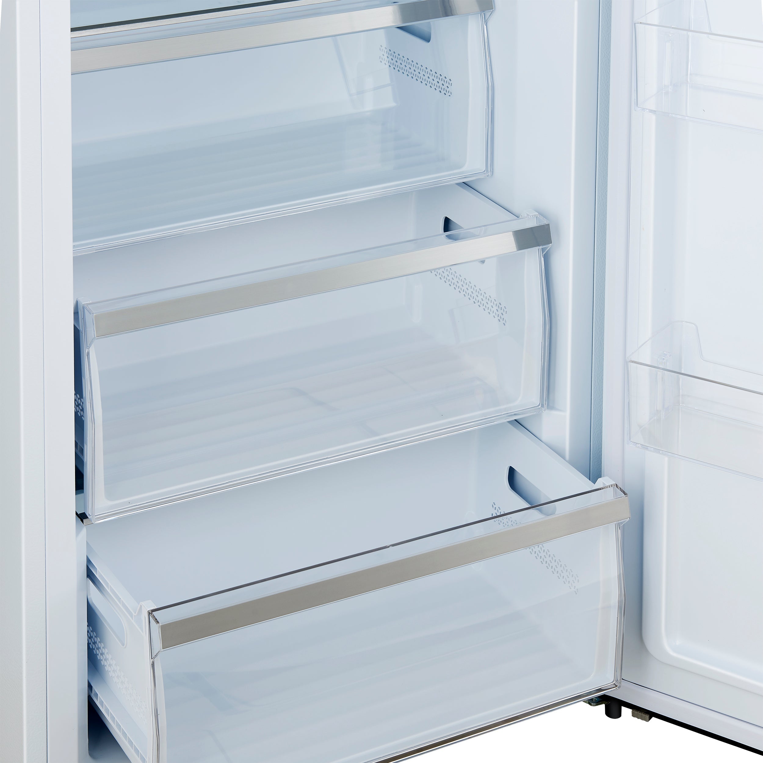 FORNO Maderno 32-Inch Built-In Convertible Refrigerator Freezer, 13.6 Cu. Ft., Right-Hinged Door, Panel-Ready White with Antique Brass Handle and Grill Trim (Model FFFFD1722-32RSG-WHT)