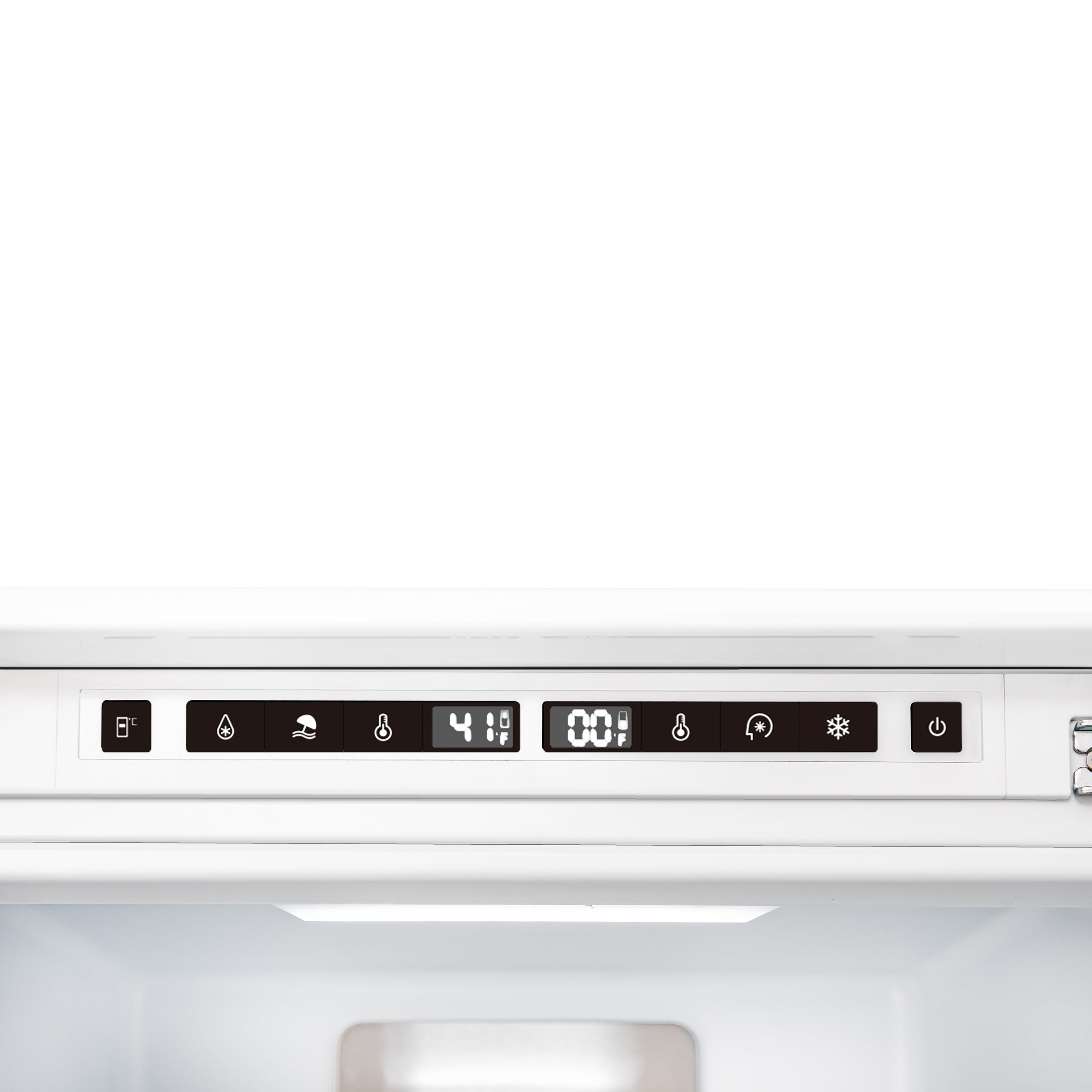 FORNO Rivestito 22 in Counter-Depth Built-In Panel-Ready Refrigerator with Bottom Freezer, 8.6 cu ft, Model FFRBI1798-21