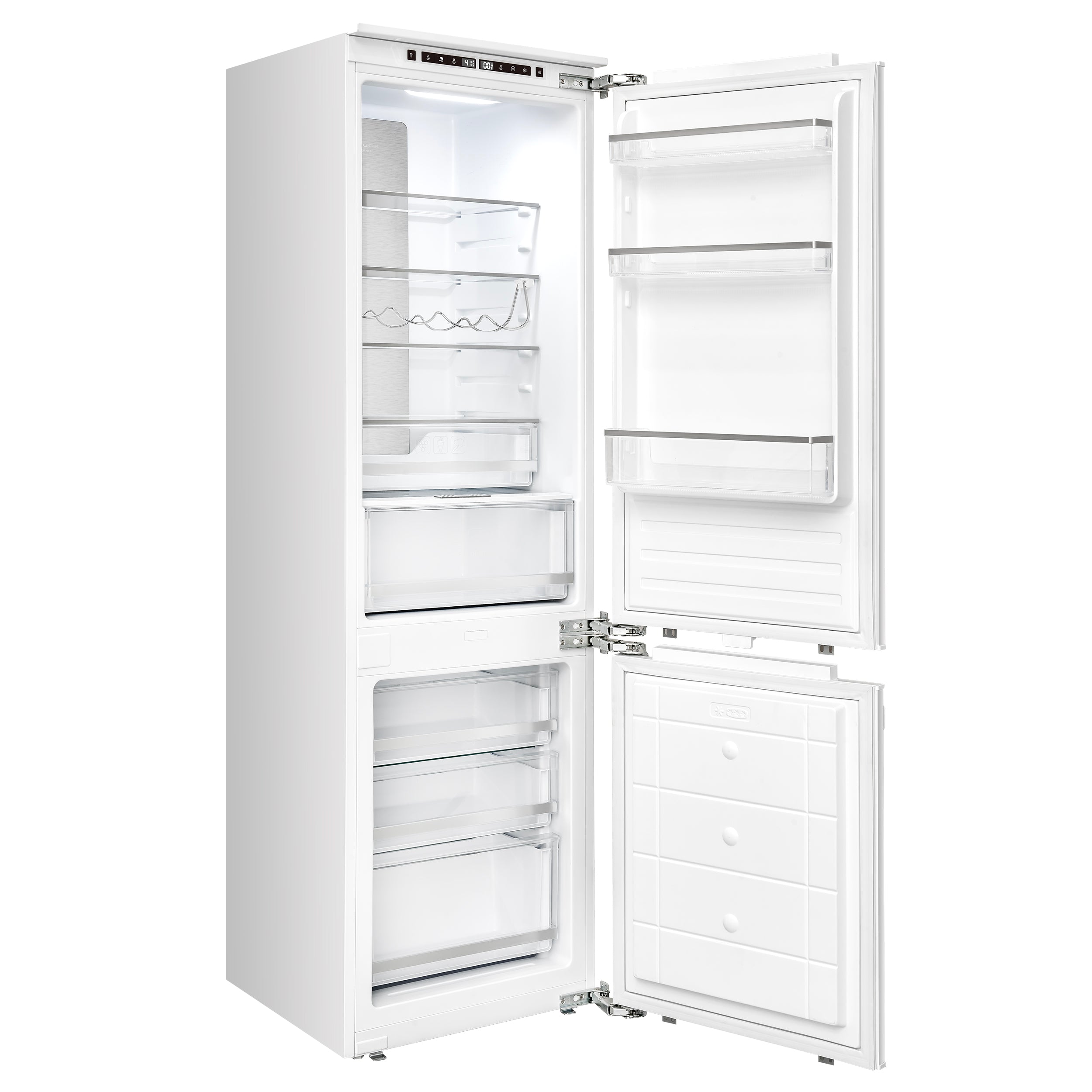 FORNO Rivestito 22 in Counter-Depth Built-In Panel-Ready Refrigerator with Bottom Freezer, 8.6 cu ft, Model FFRBI1798-21