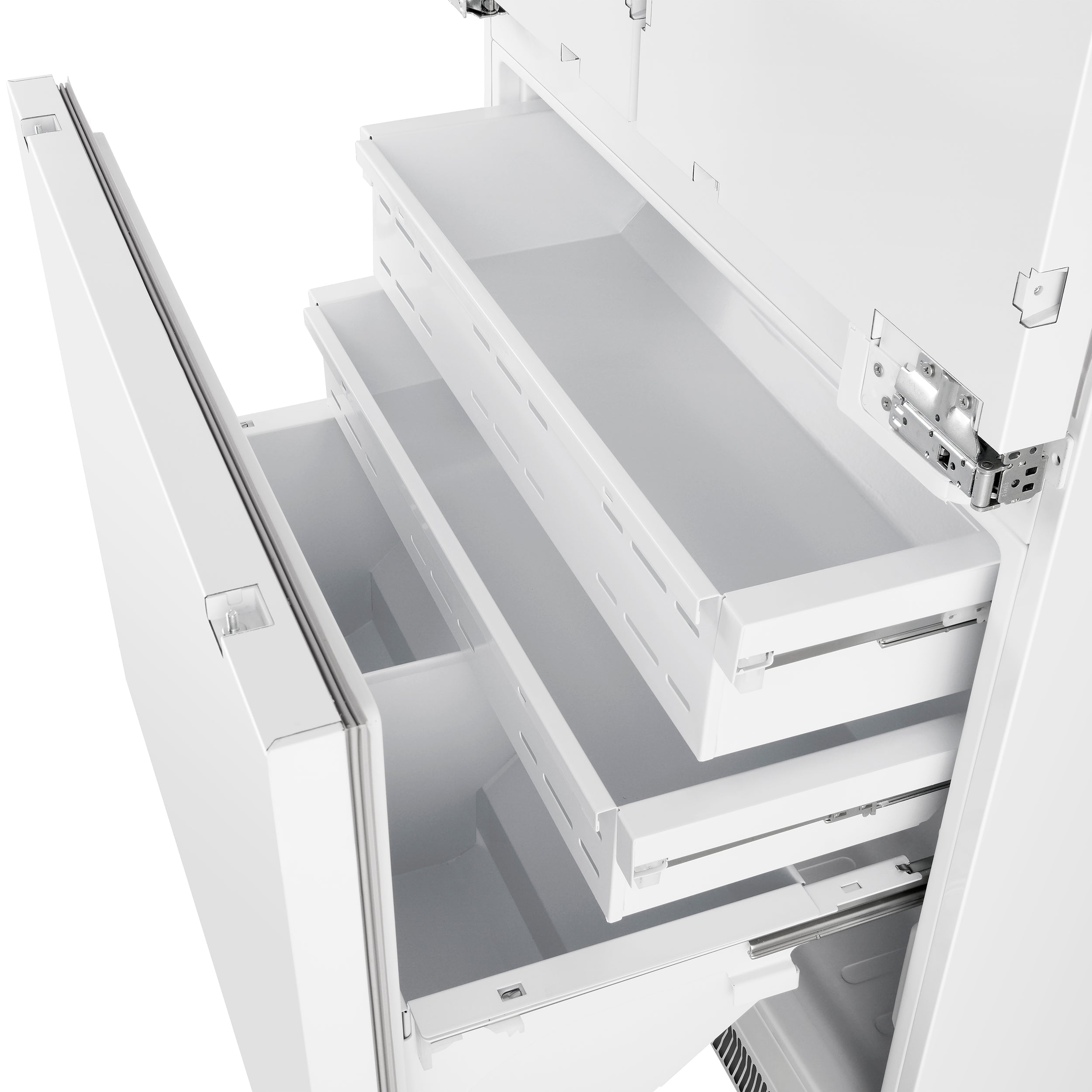 FORNO Rivestito 36-Inch Counter-Depth Built-In Panel-Ready French Door Refrigerator with Automatic Ice Maker, 15.5 cu. ft. (FFRBI1811-36FR)