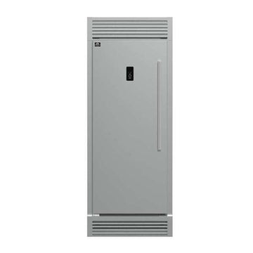 FORNO Fortezza 32-Inch Built-In Freezer, Left Swing, Fast Freeze, Digital Controls, Ice Maker, Grill Trim Kit (Model FFFFD1738-32LSG)