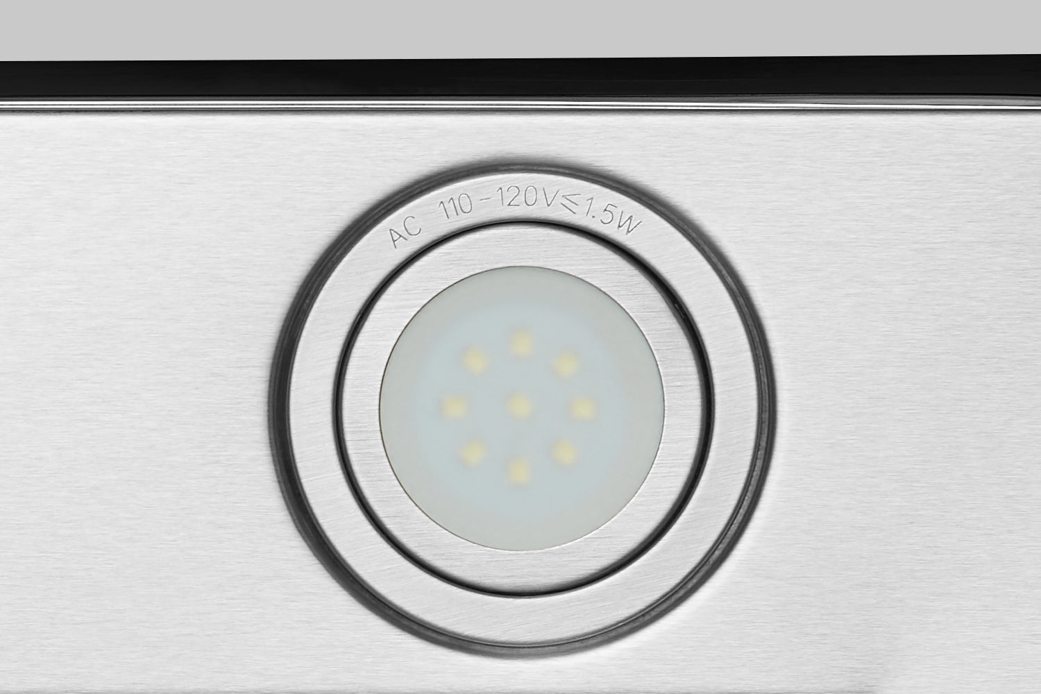 Hauslane Wall Mount Range Hood with Tempered Glass and Stainless Steel (WM-600SS)