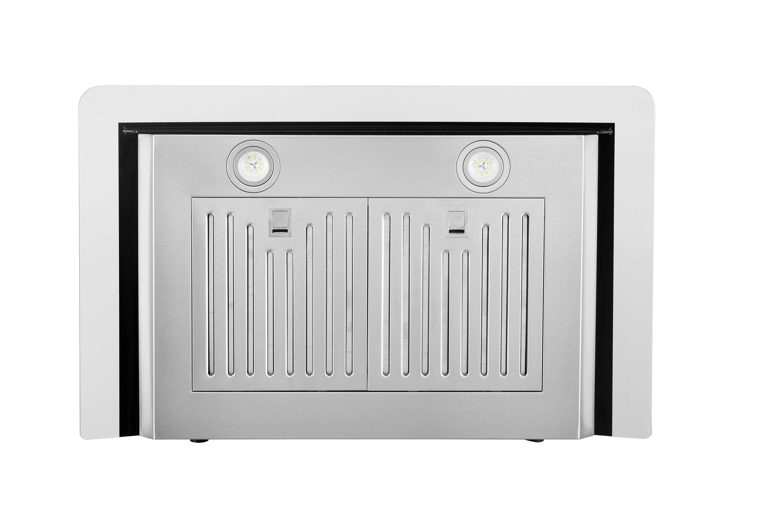 Hauslane 450 CFM Wall Mount Touch Control Range Hood with Tempered Glass in Stainless Steel (WM-639SS)