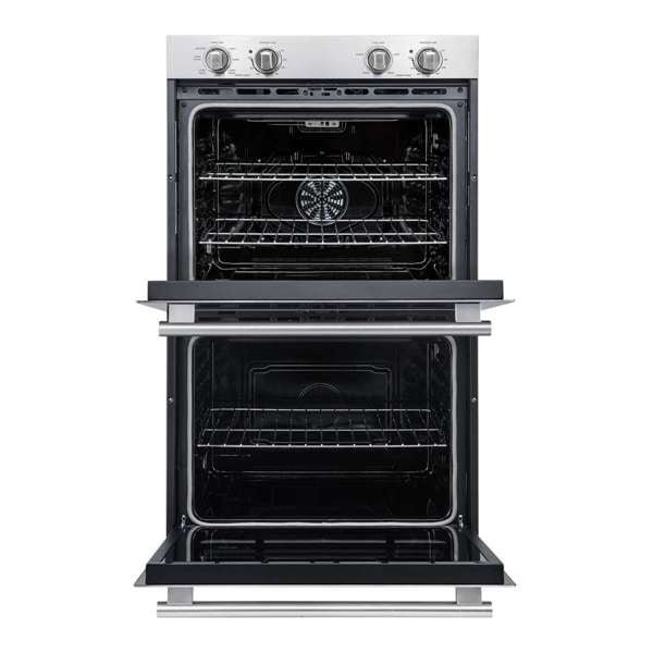 FORNO Vomero 30-Inch Built-In Double Electric Wall Oven, 10.0 cu. ft. Total Capacity, Stainless Steel (FBOEL1324-30)
