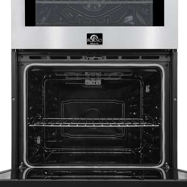 FORNO Vomero 30-Inch Built-In Double Electric Wall Oven, 10.0 cu. ft. Total Capacity, Stainless Steel (FBOEL1324-30)