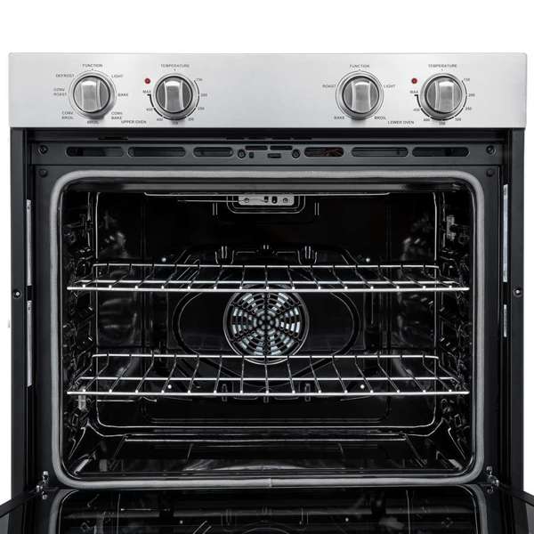 FORNO Vomero 30-Inch Built-In Double Electric Wall Oven, 10.0 cu. ft. Total Capacity, Stainless Steel (FBOEL1324-30)