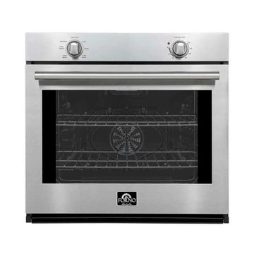 FORNO Espresso Vomero 30-Inch Built-In Single Electric Wall Oven, 5.0 Cu. Ft., Stainless Steel (FBOEL1370-30)