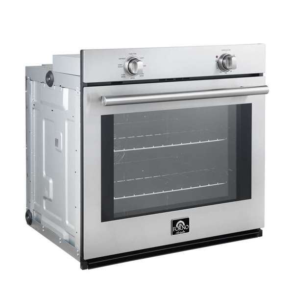 FORNO Espresso Vomero 30-Inch Built-In Single Electric Wall Oven, 5.0 Cu. Ft., Stainless Steel (FBOEL1370-30)