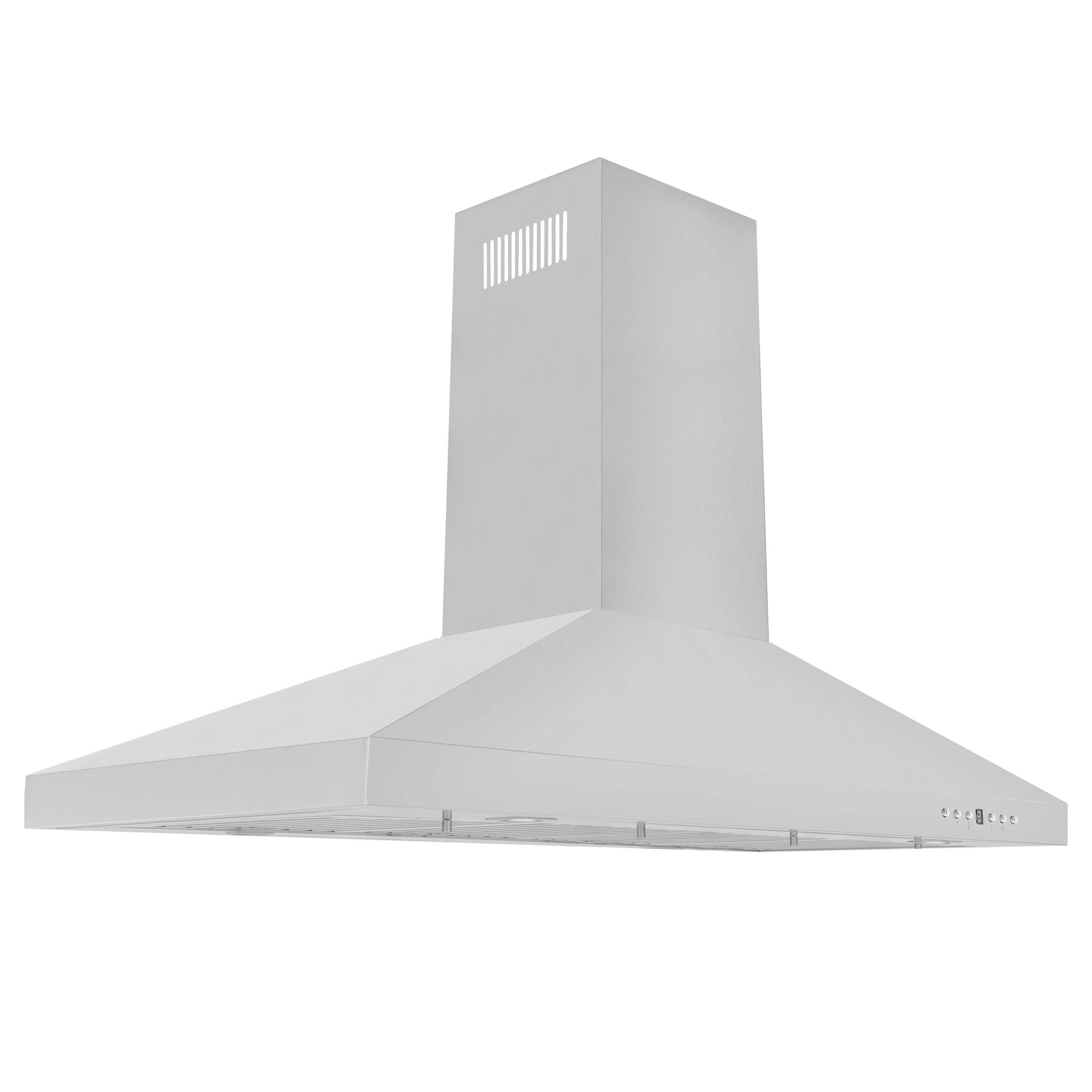 ZLINE 48 Inch Island Mount Range Hood Convertible Stainless Steel 400 CFM (KL3i-48)