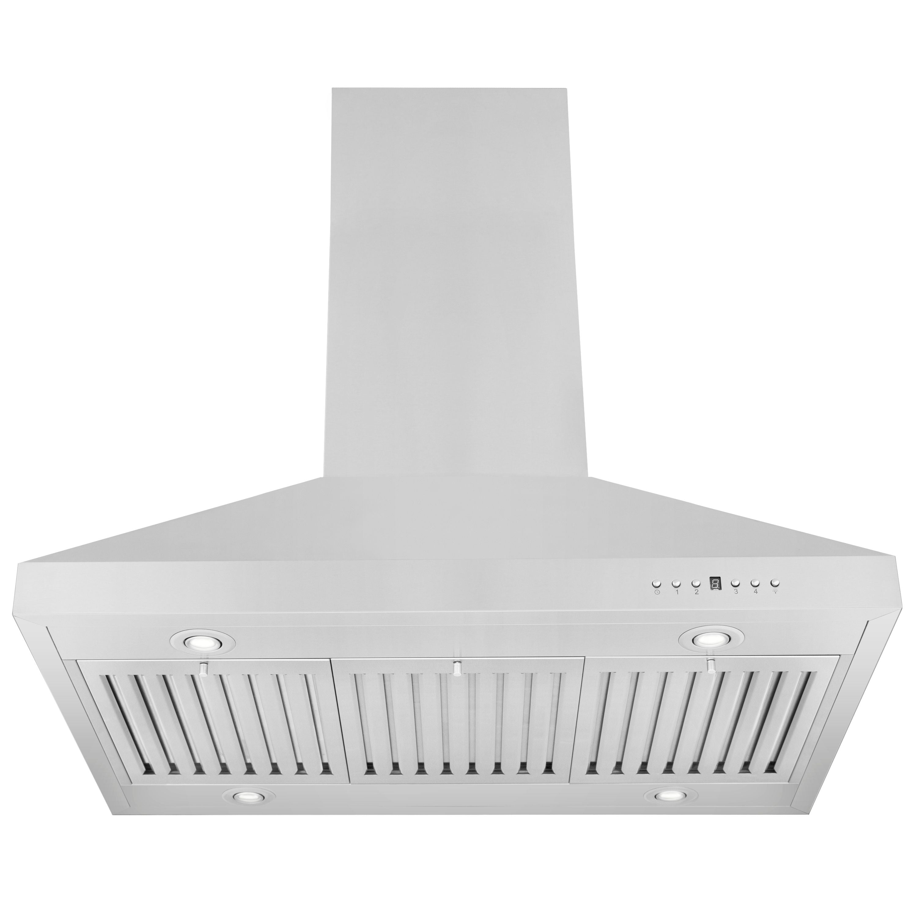 ZLINE 30 in. Island Mount Range Hood Convertible Stainless Steel 400 CFM (KL3i-30)