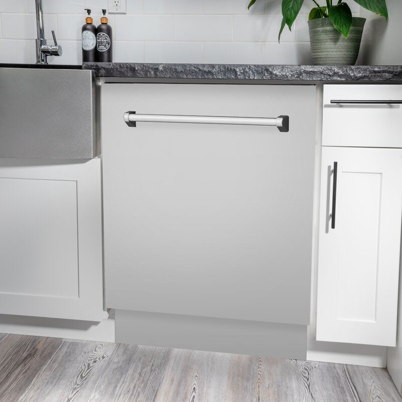 ZLINE 5-Piece Appliance Package - 36 In. Gas Rangetop, Range Hood, Refrigerator, Dishwasher and Wall Oven in Stainless Steel, 5KPR-RTRH36-AWSDWV