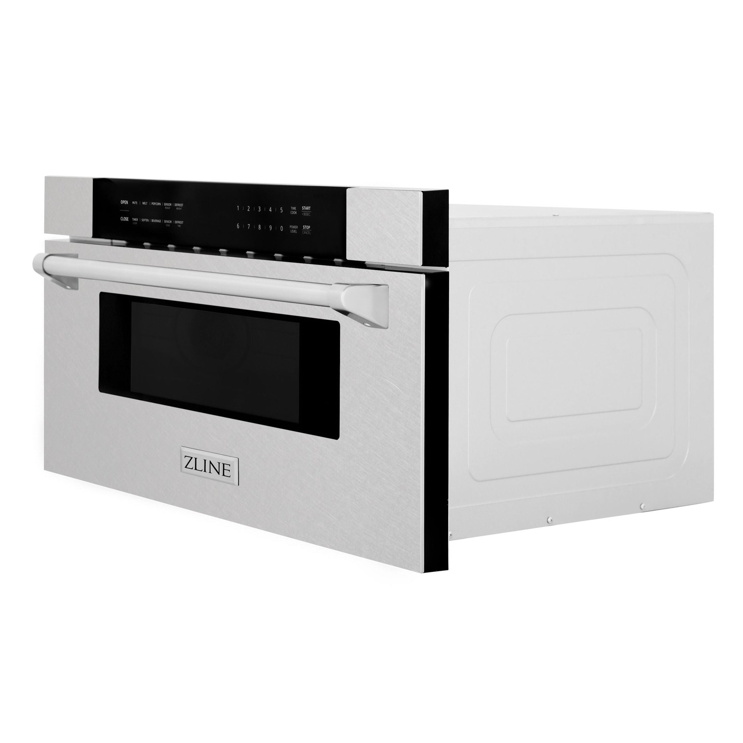 ZLINE 30 in 1.2 cu. ft. Built-in Microwave Drawer in Satin Stainless Steel, MWD-30-SS